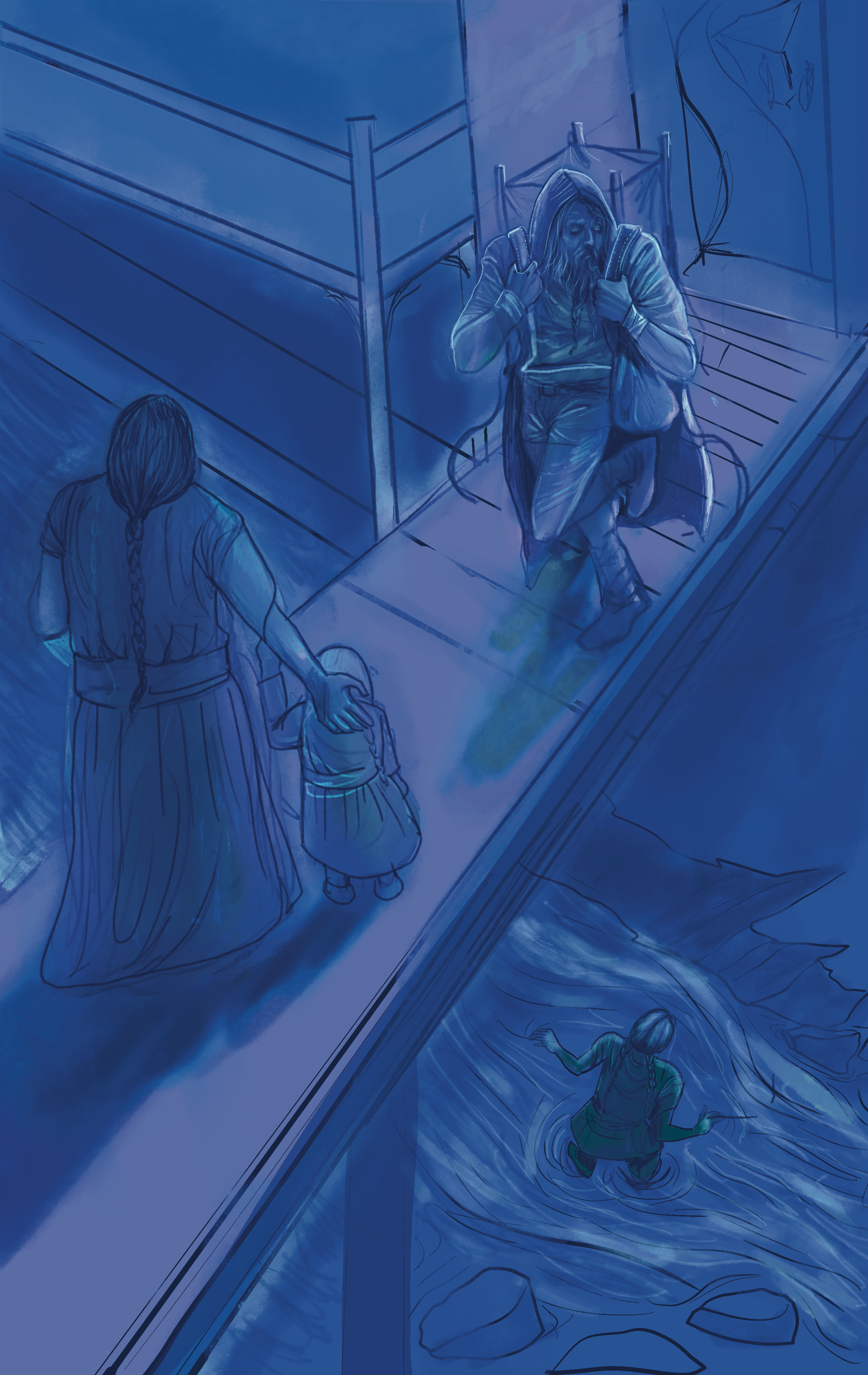 Under the cover of the noght