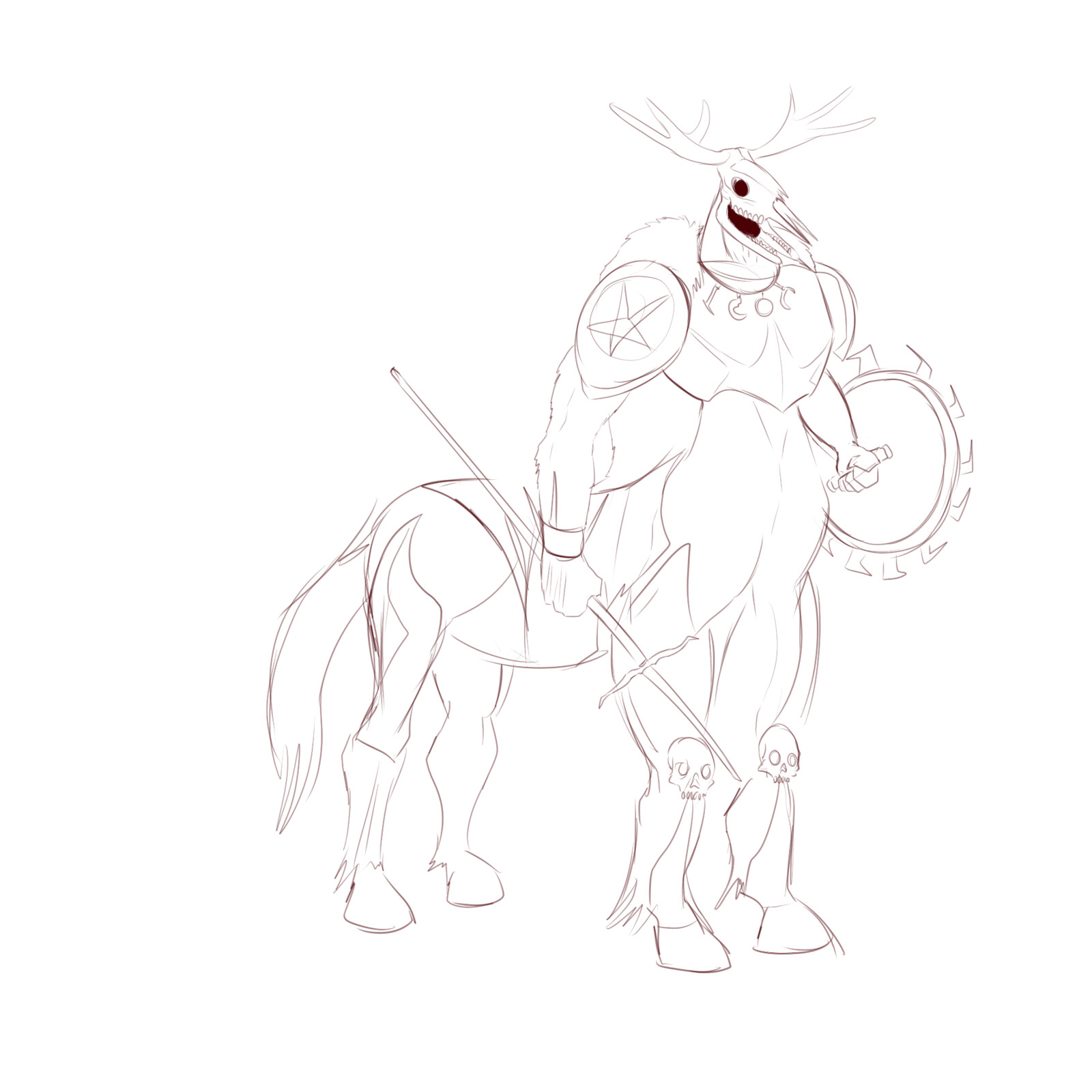 C. Demon moose centaur - corrupted Argenta lifeform