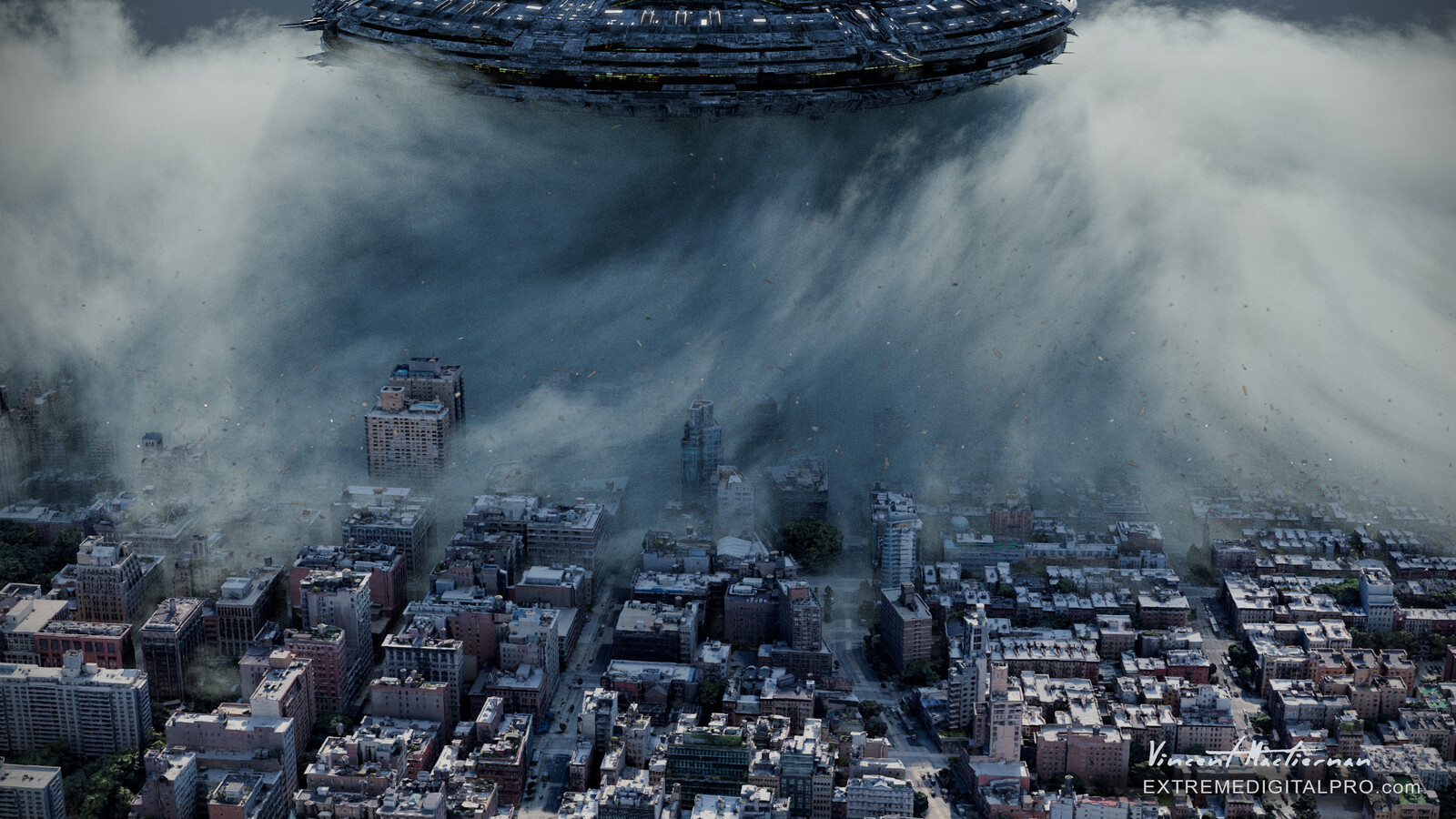 UFO Mothership over NYC
