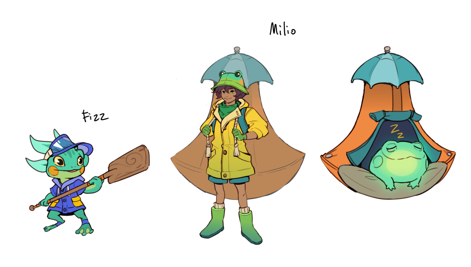 Early skin pitches for Fizz and Milio, the finals definitely came out better from Sean and Julia lmao