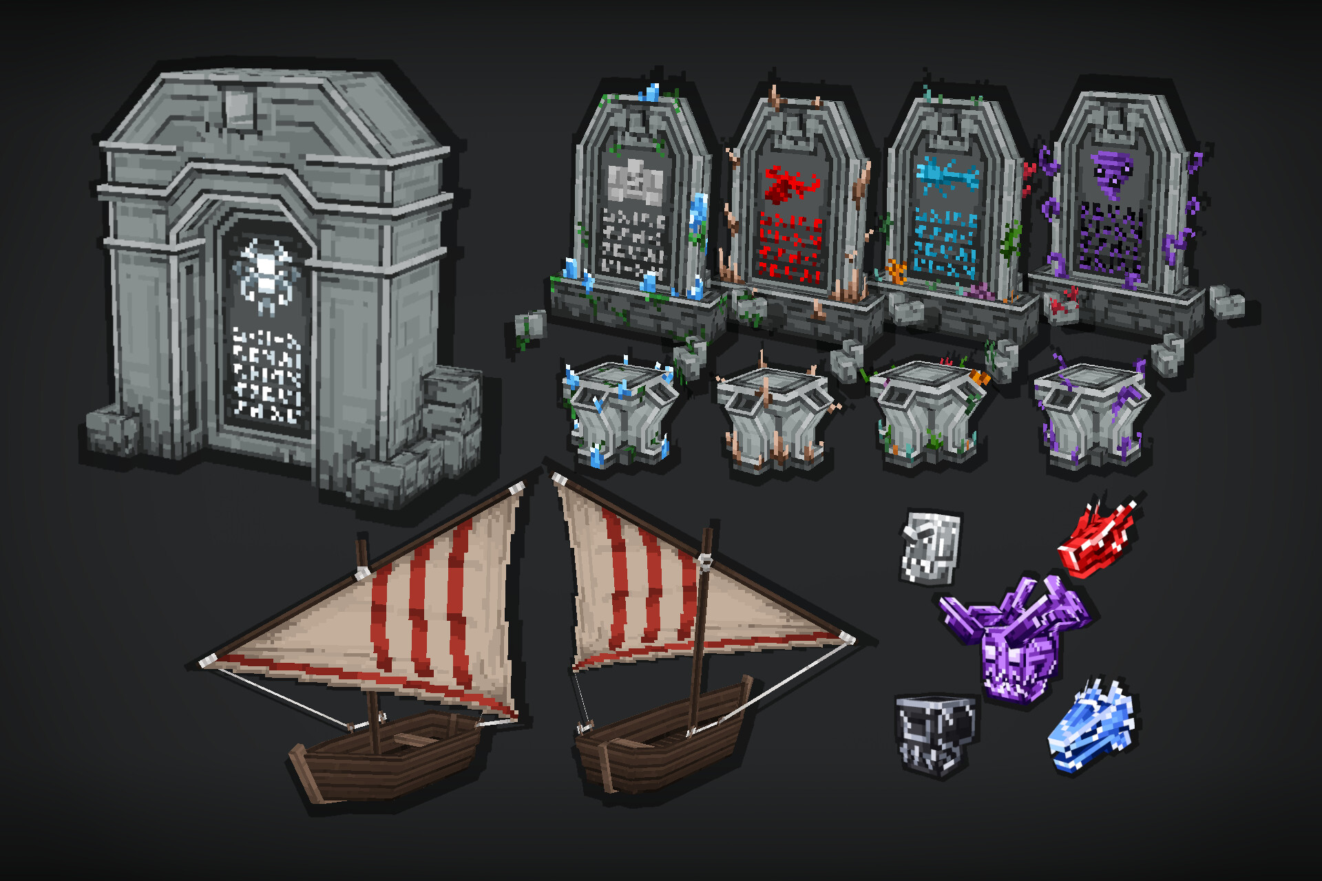 ArtStation - Boss Expansion - Bosses and other assets