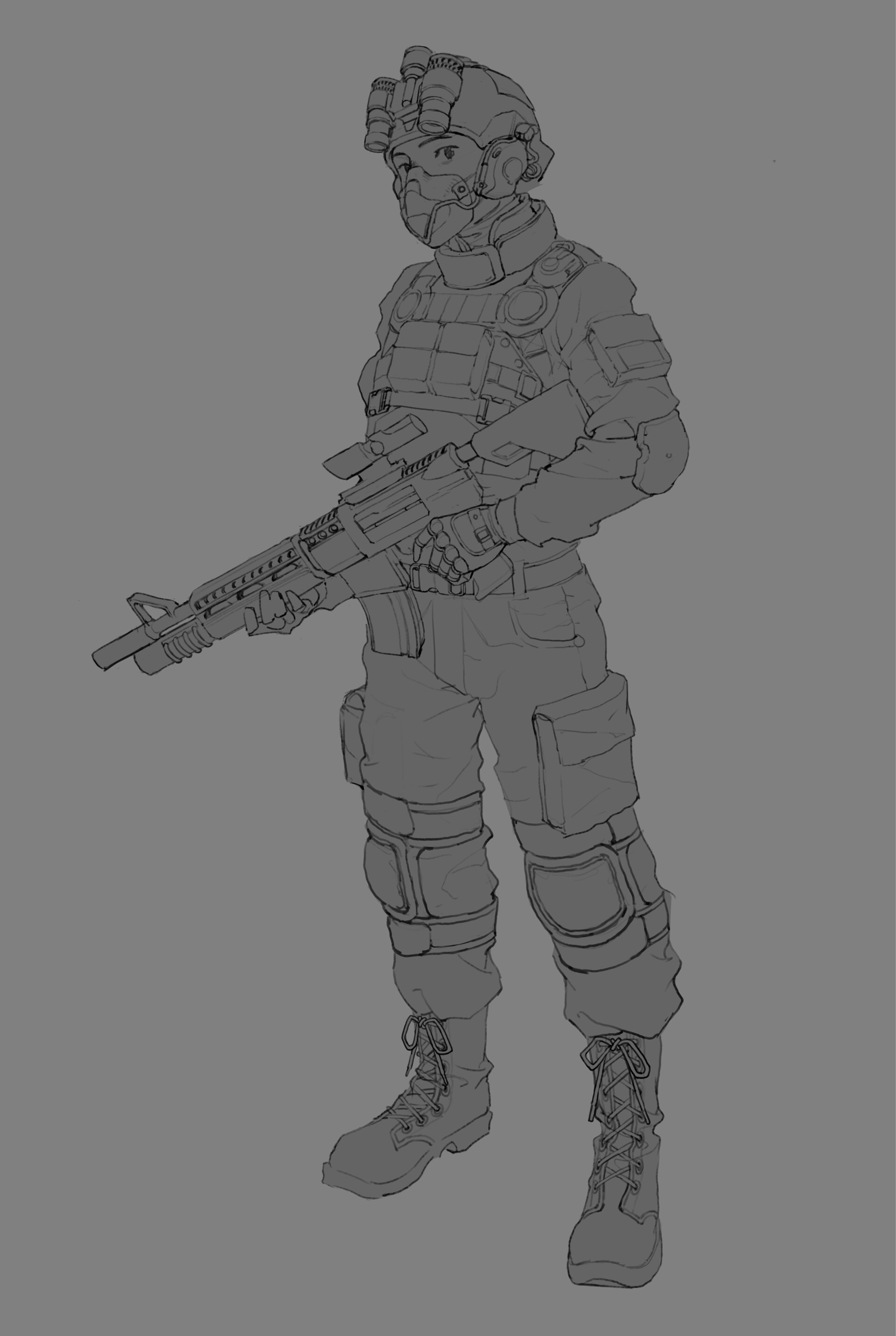 ArtStation - Military_soldier