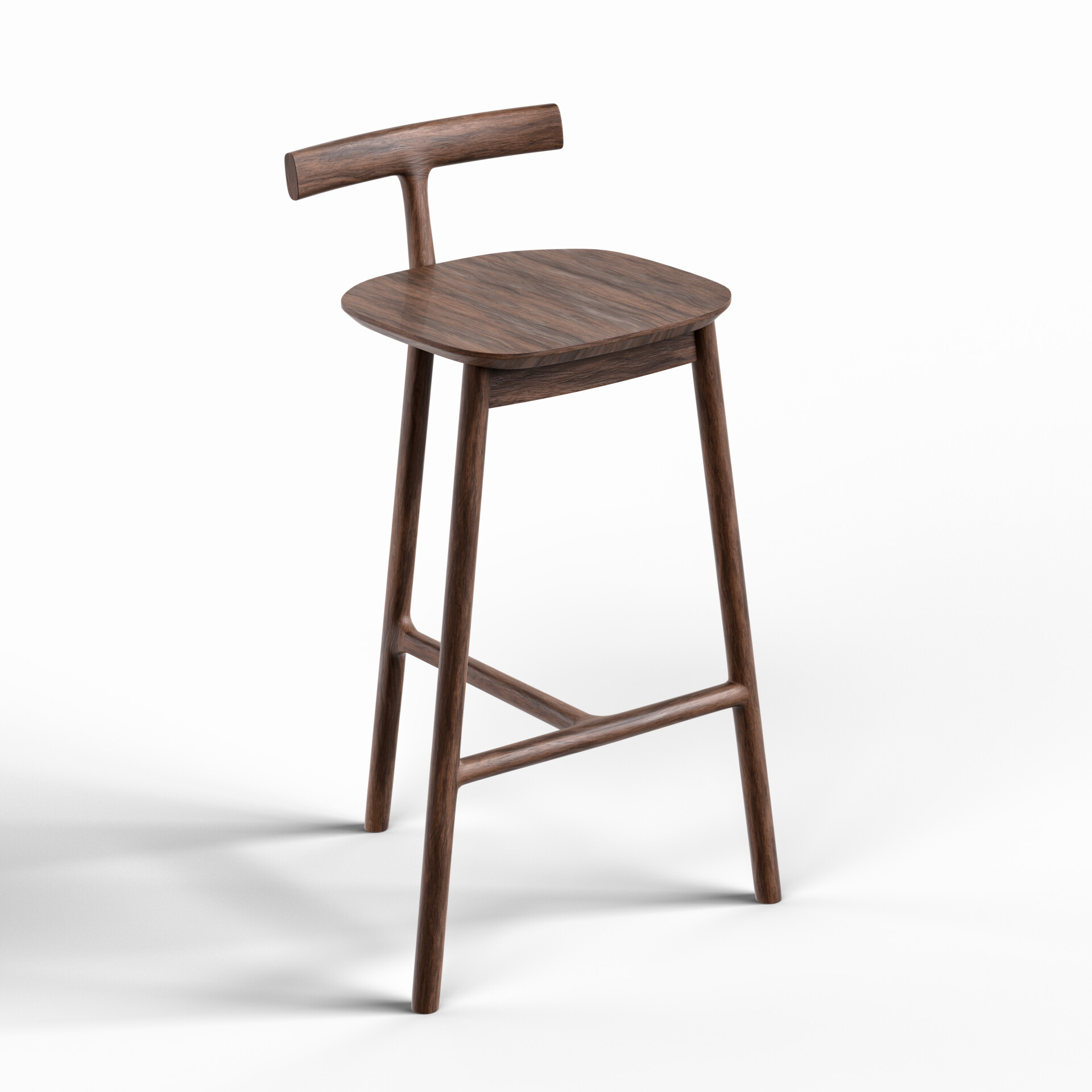 ArtStation Sabina Wooden Bar Stool