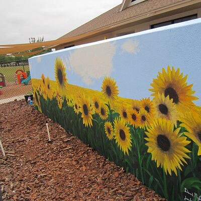 Sunflower Mural
