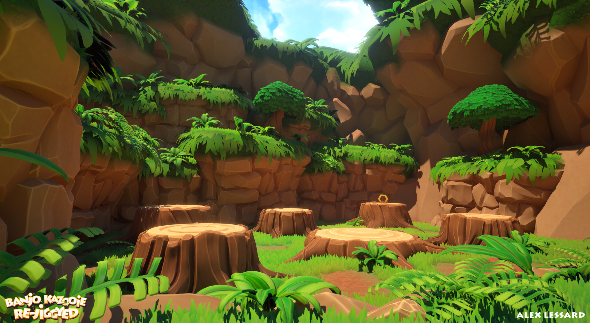 Banjo-Kazooie Re-Jiggyed  Spiral Mountain Fan Art