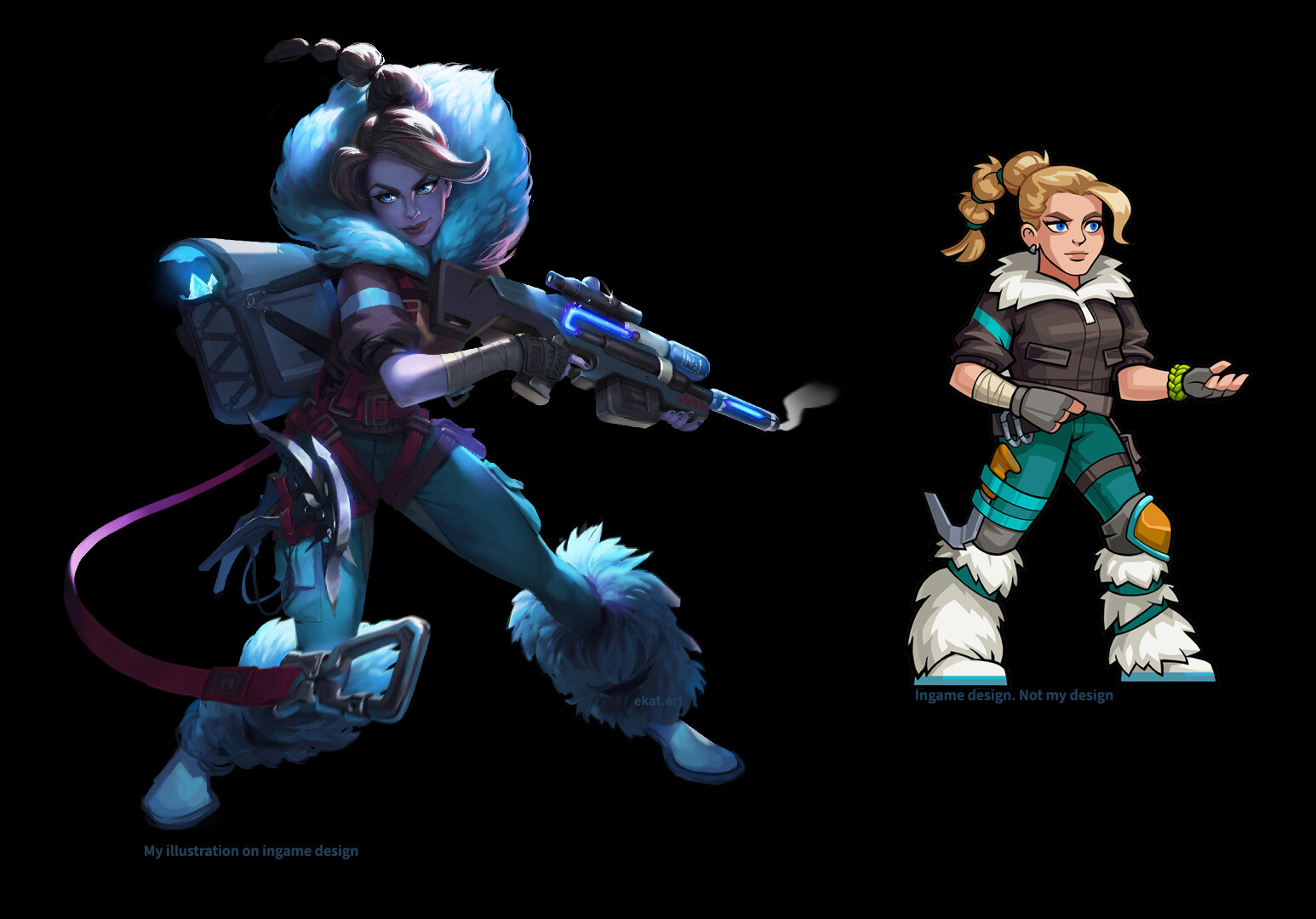 Ingame to illustration
