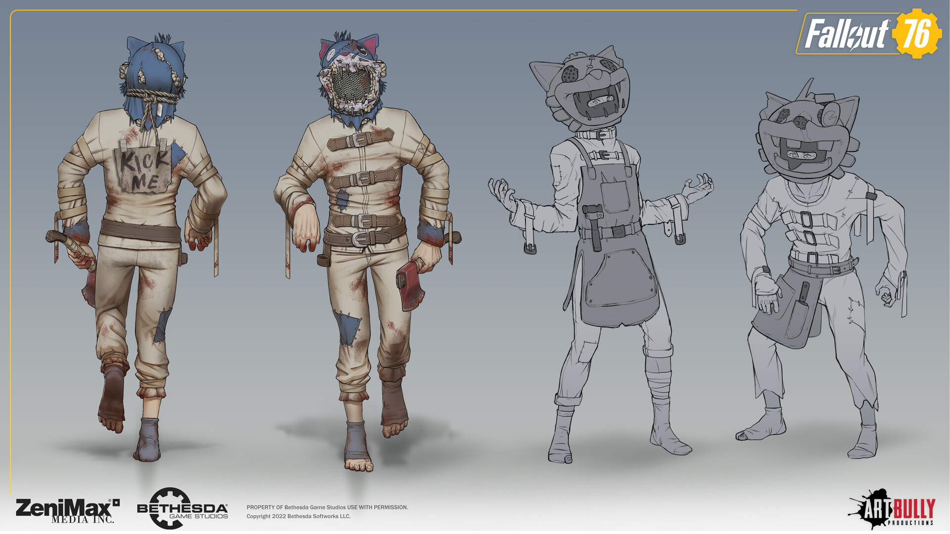 Art Bully Productions - Fallout 76 - Concept Art - Characters 03