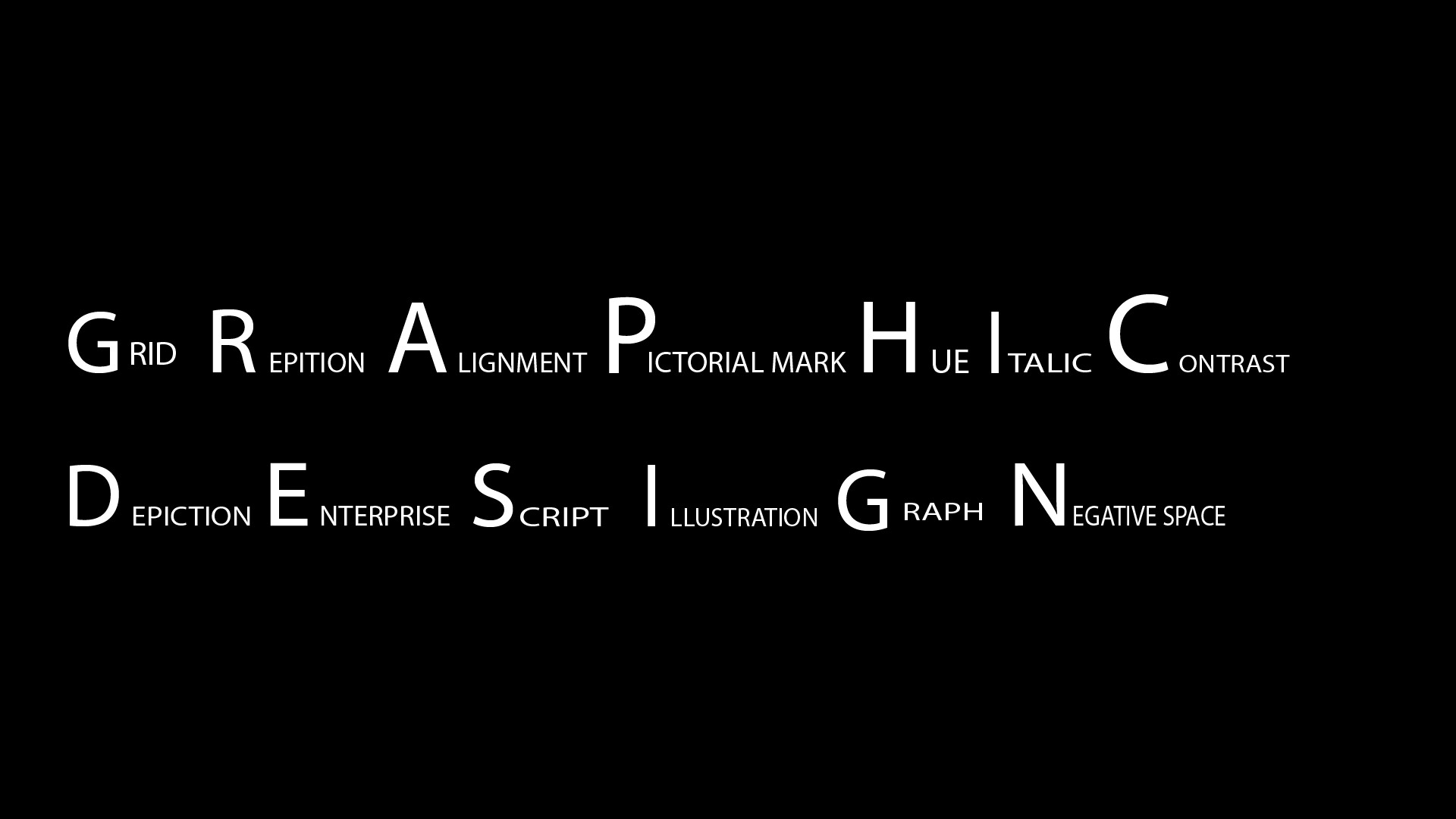 ArtStation - Graphic design in text form