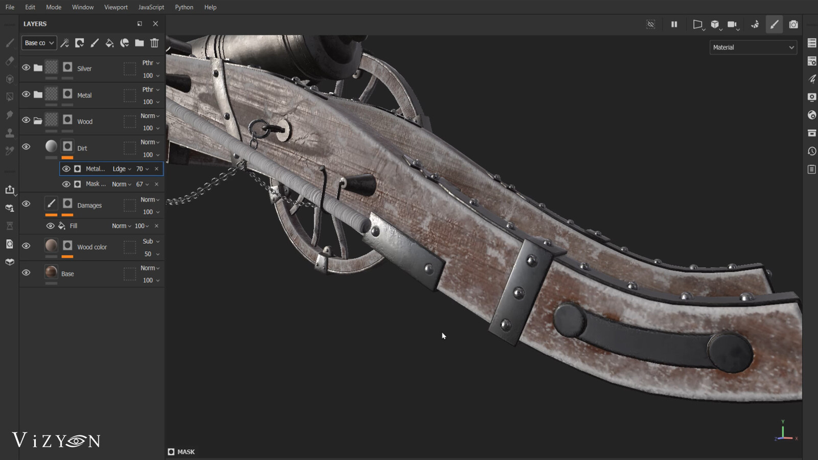 Substance painter(Material processing)