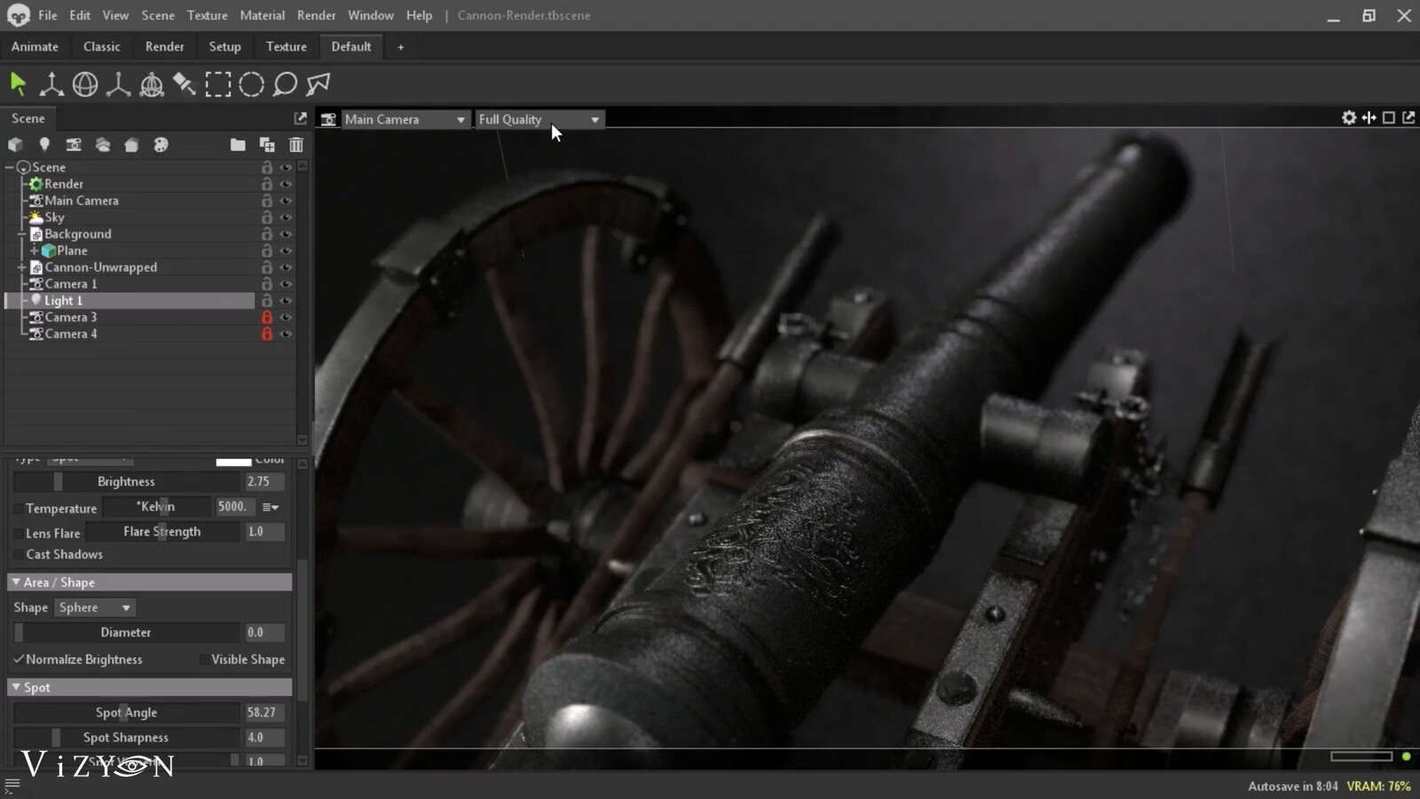 Marmoset toolbag(Rendering)
