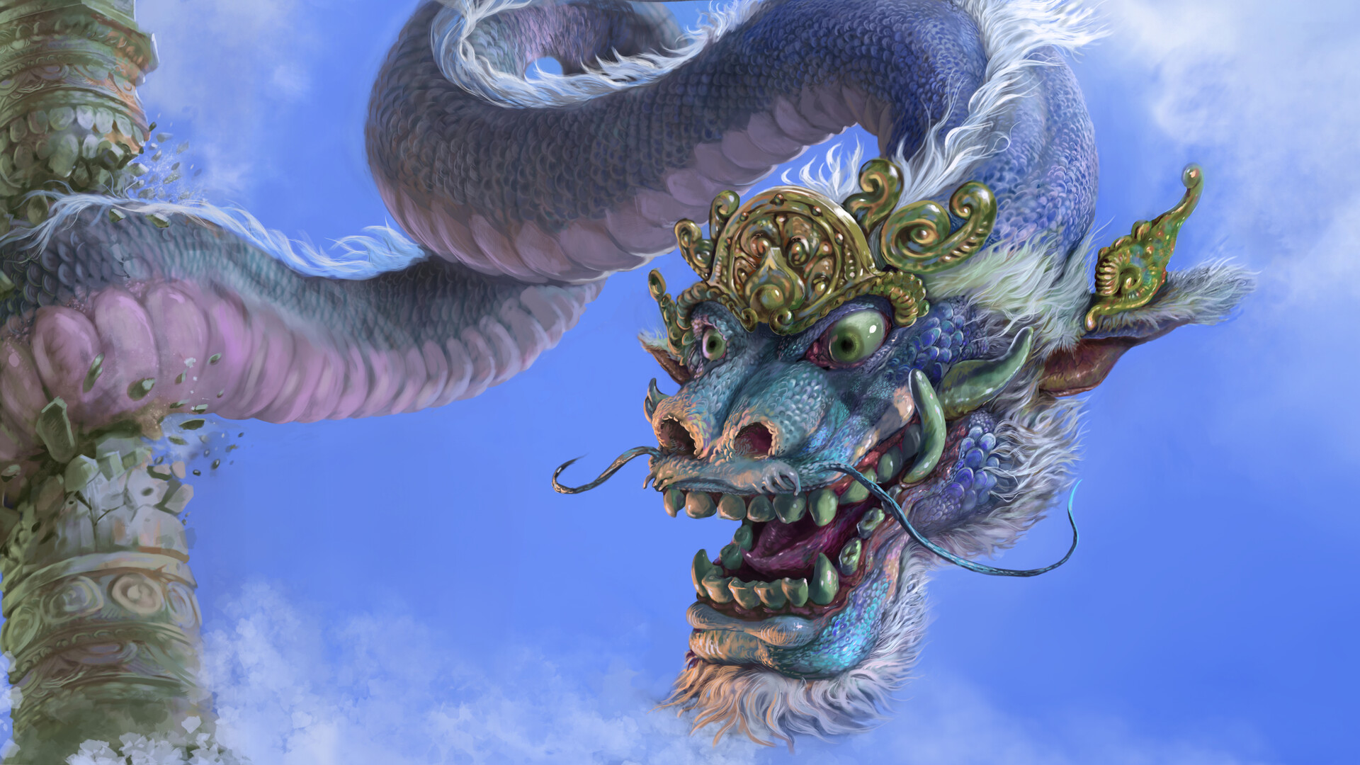 ArtStation - Azure Dragon