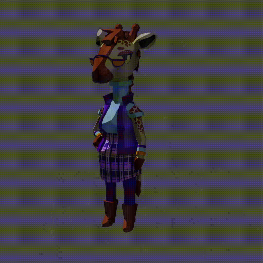 Gillian the outfit shopkeeper render.