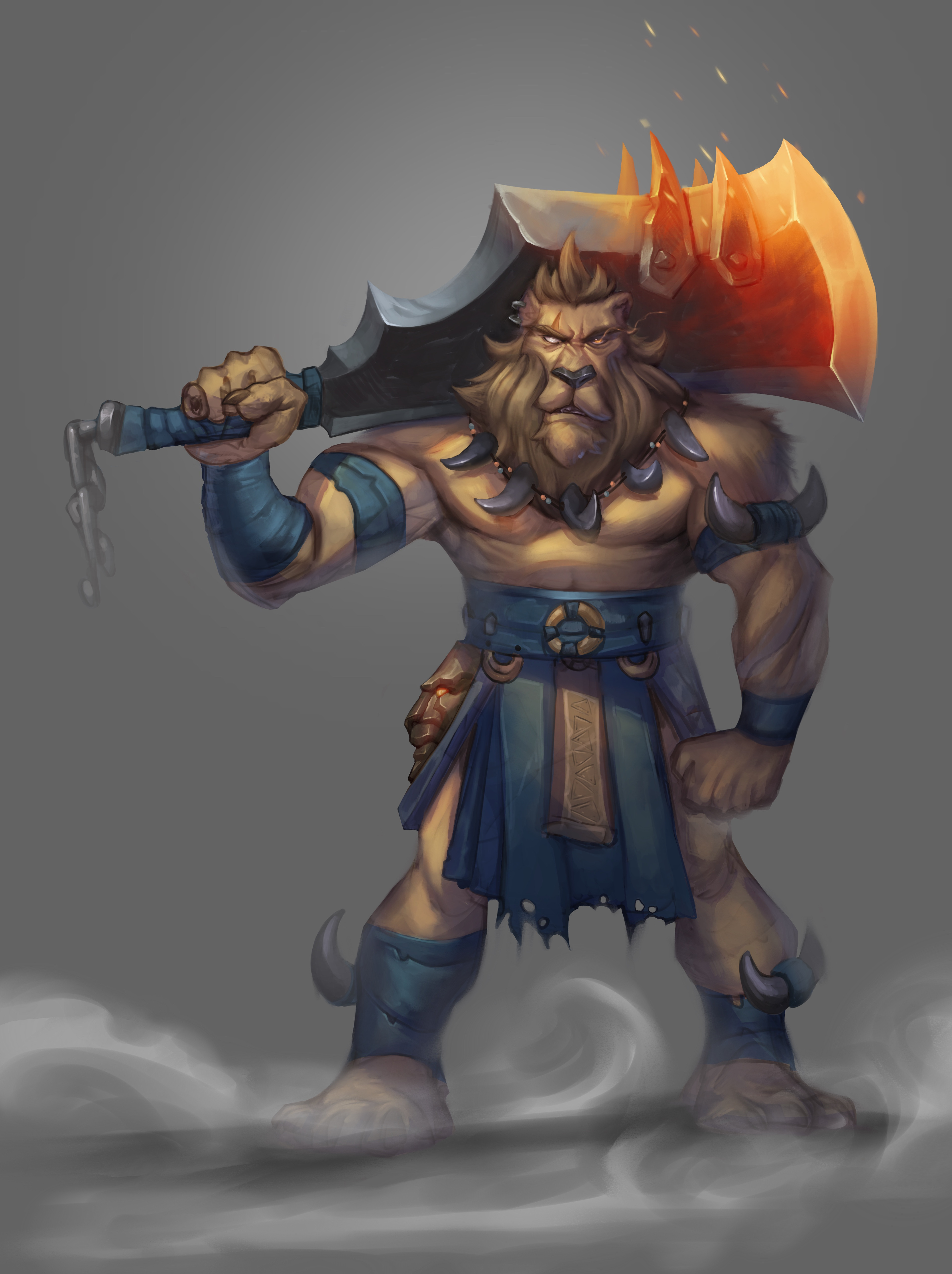 Leonin Barbarian