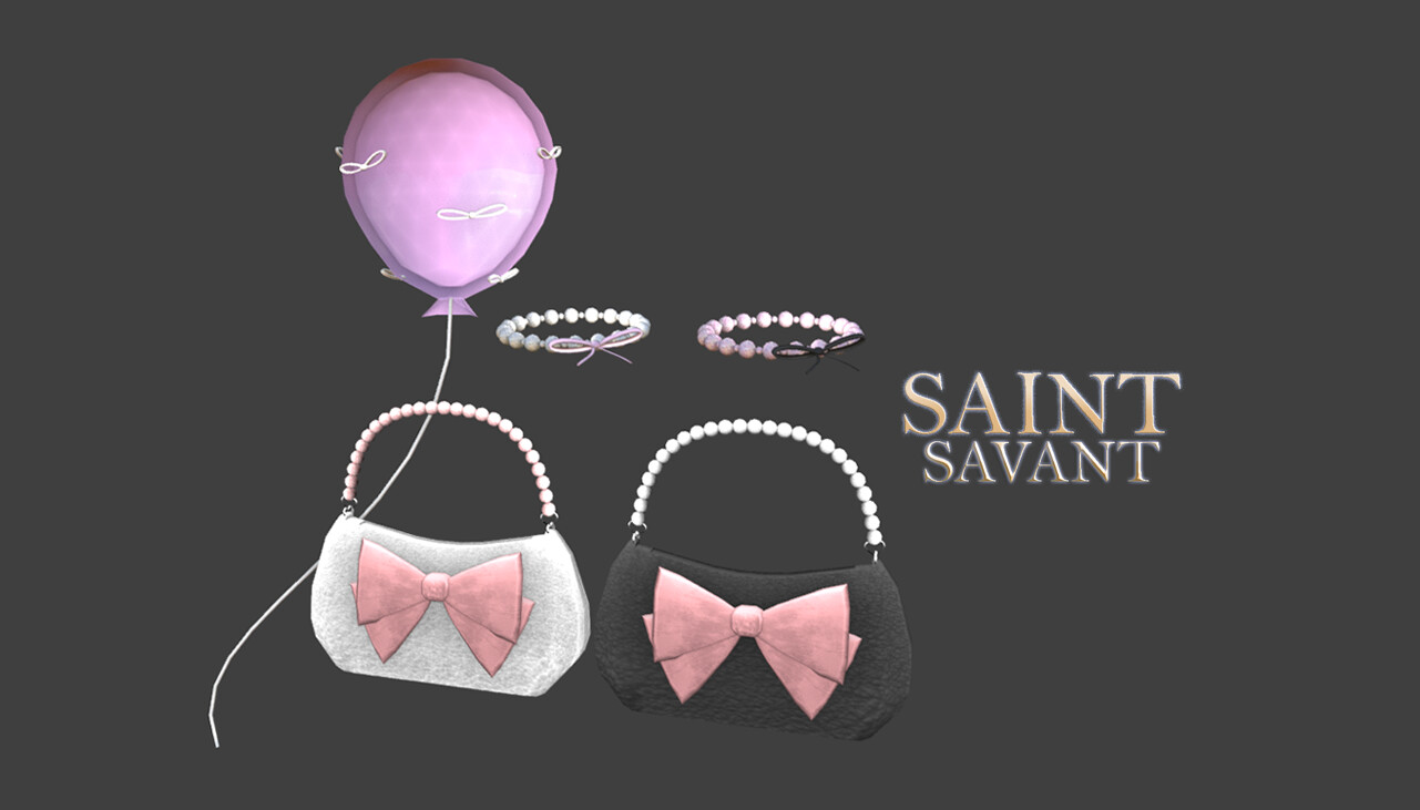 Croquette Bow set for Saint Savant on ROBLOX.