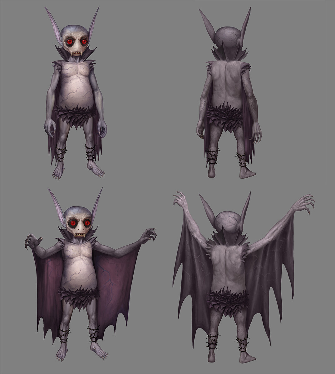 Vampire Helpy front and rear view from S1E3