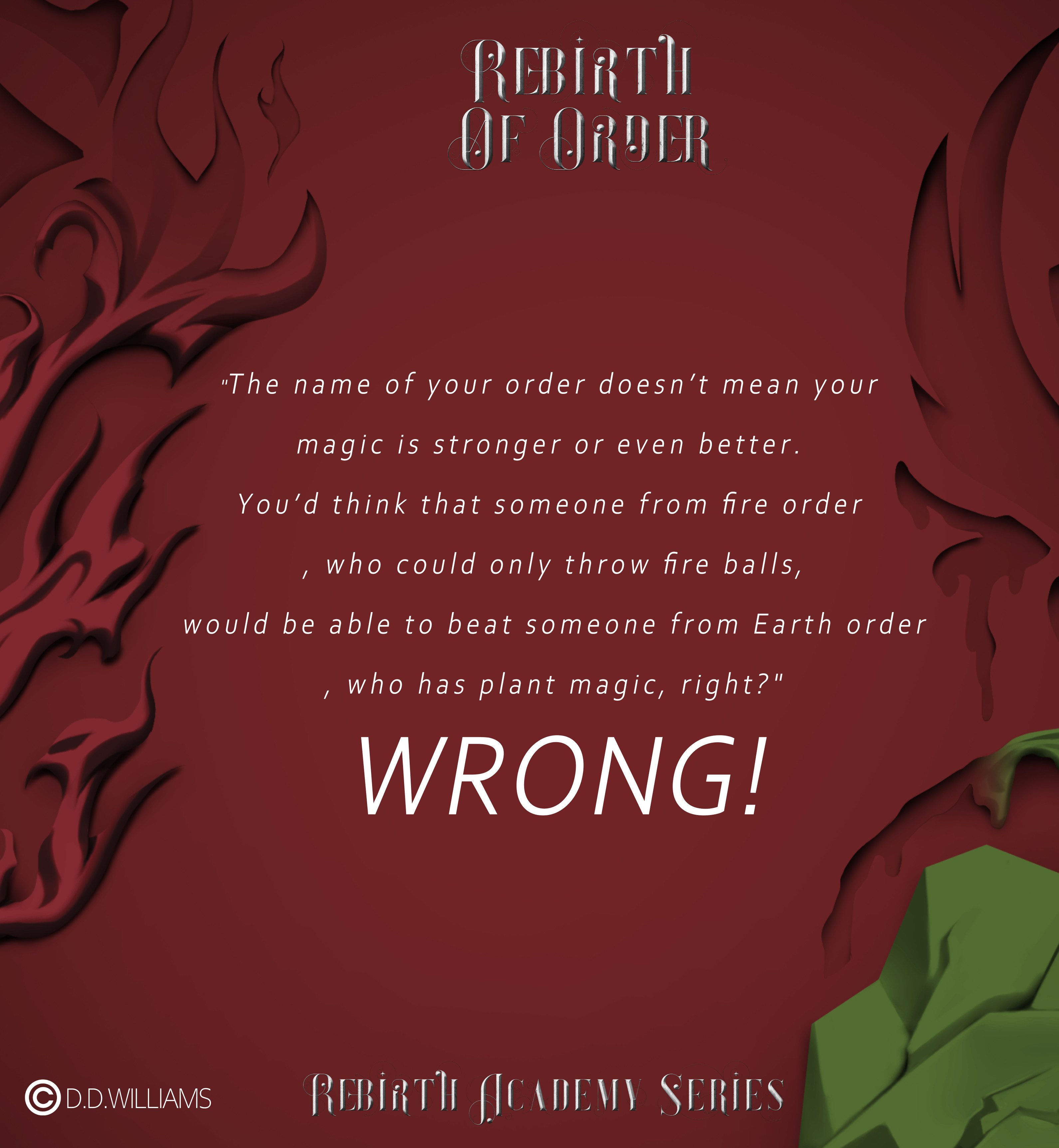 Excerpt with house emblems