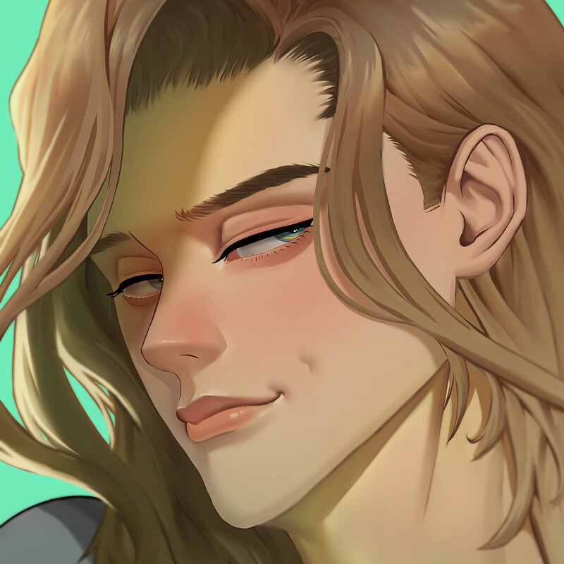 Cian Ashford Character art