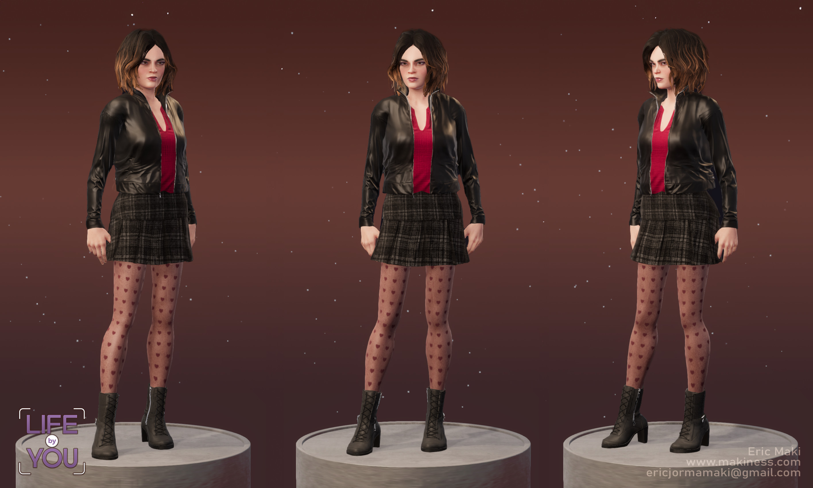 All avatars shared all clothing and all the clothing supported layering. Ensuring all clothing worked and fit together was another big part of the job.