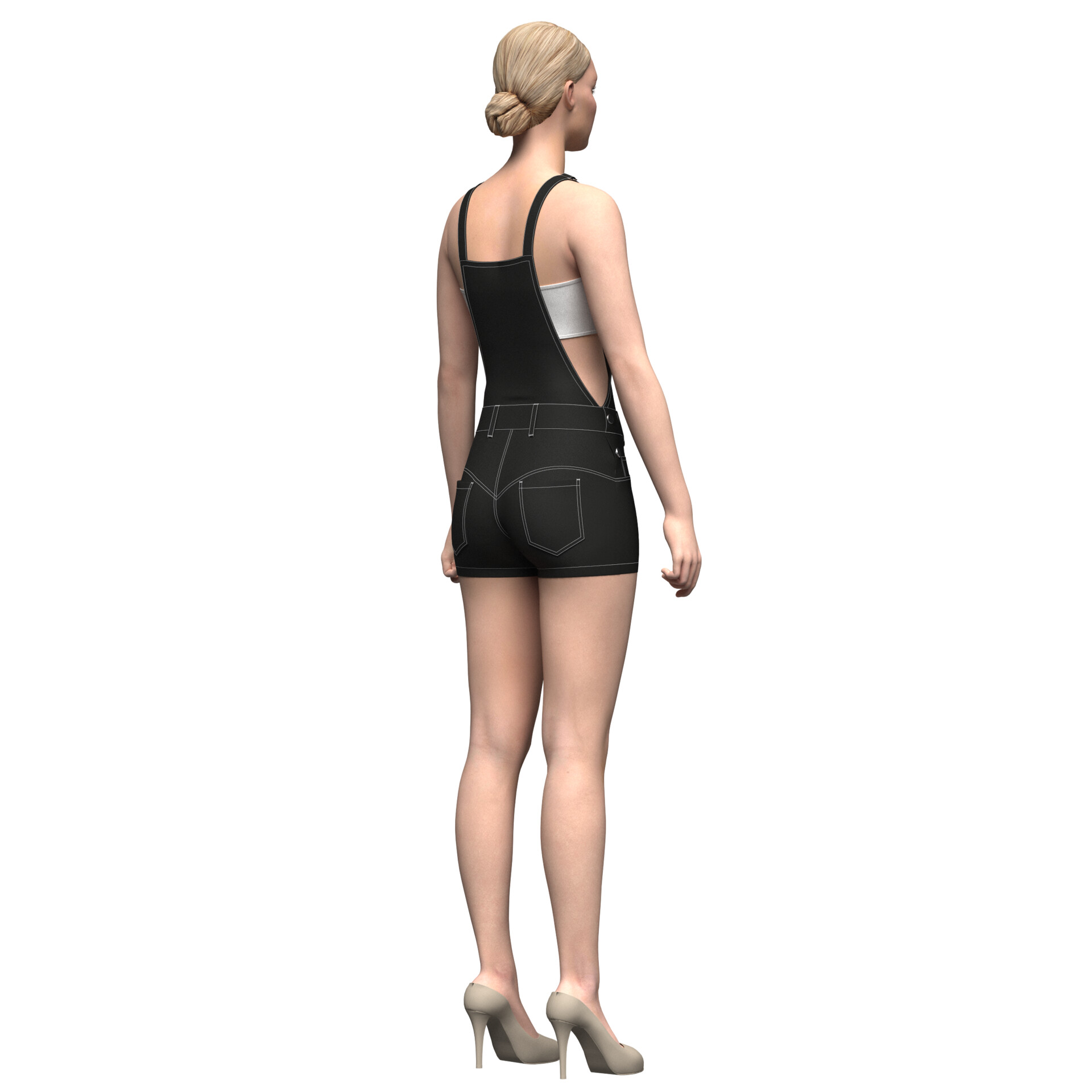 Romper with skirt 3d 2025