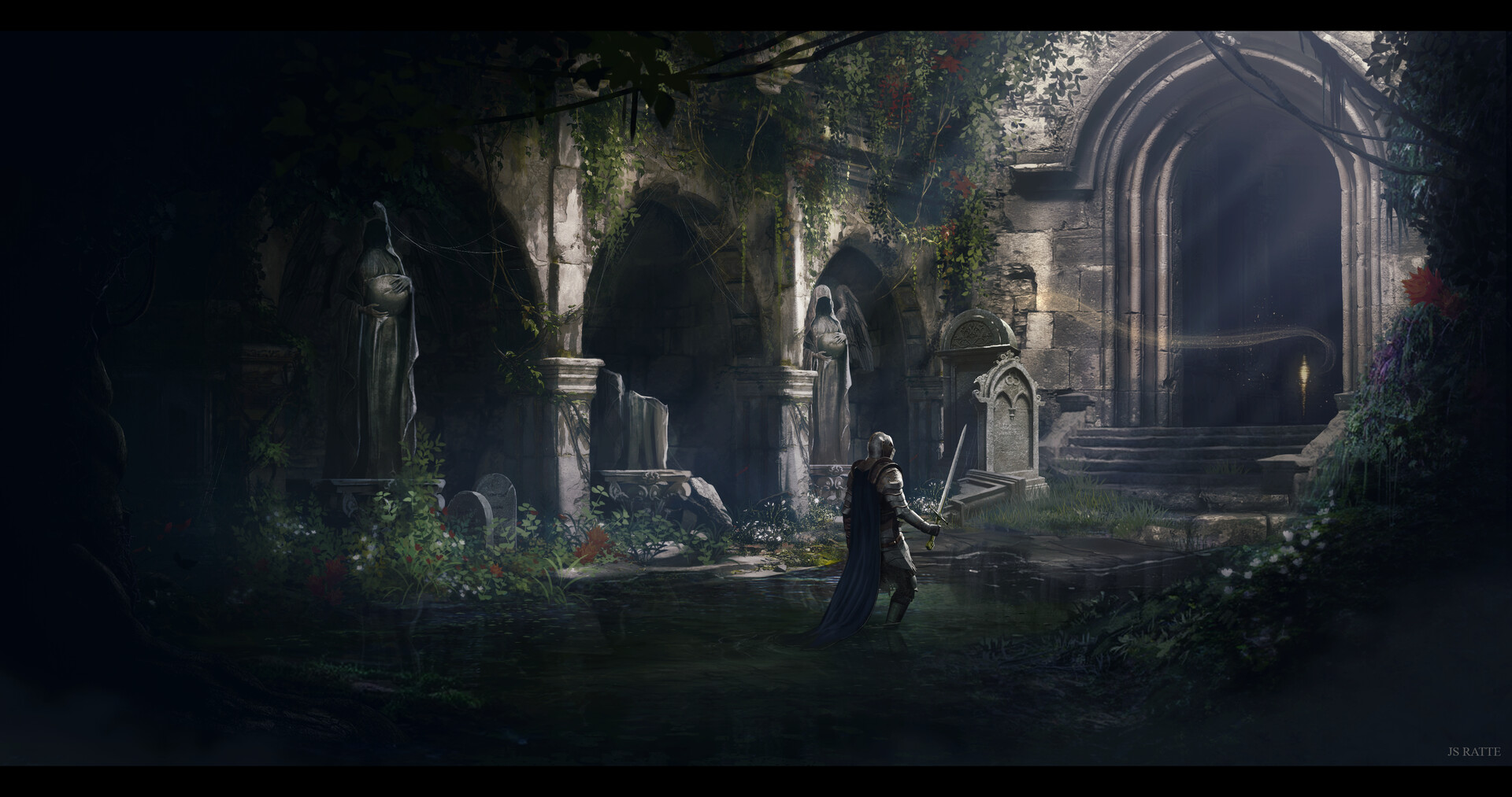 ArtStation - The fallen leaves tell a story.