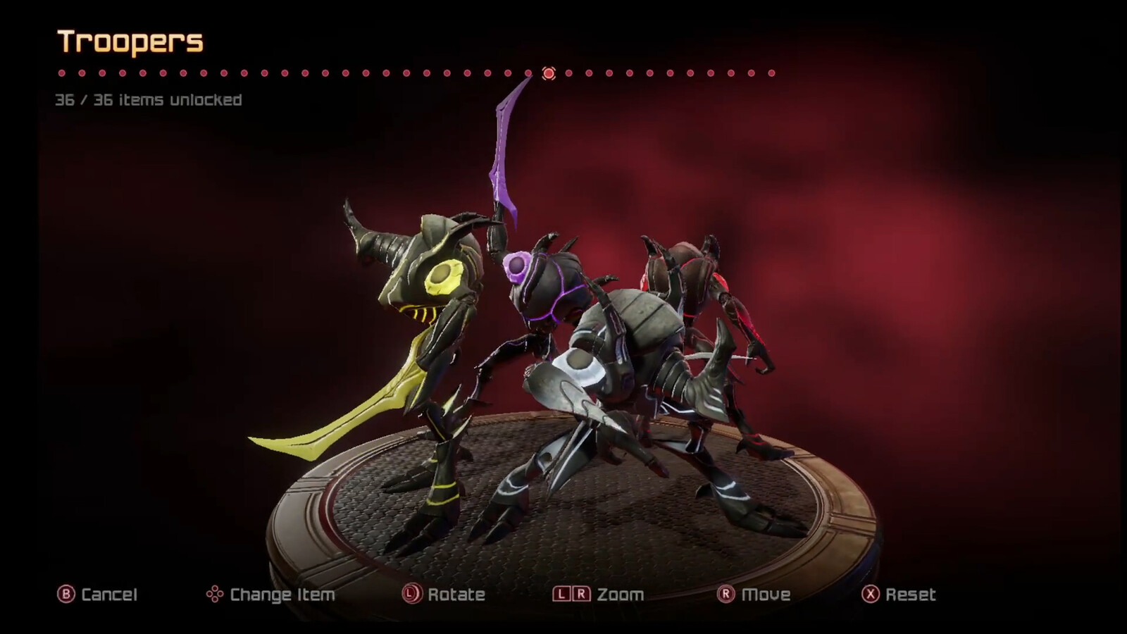 A closer look at the character model gallery.