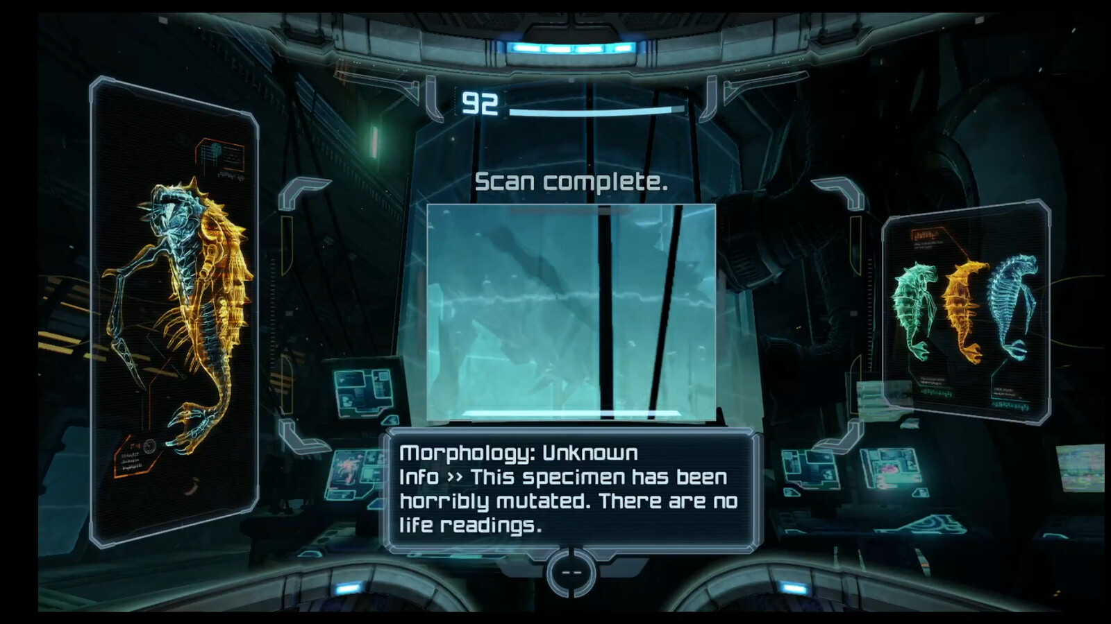 A completed scan. I also remastered all 120 or so scan images in the game, with some help from the team.