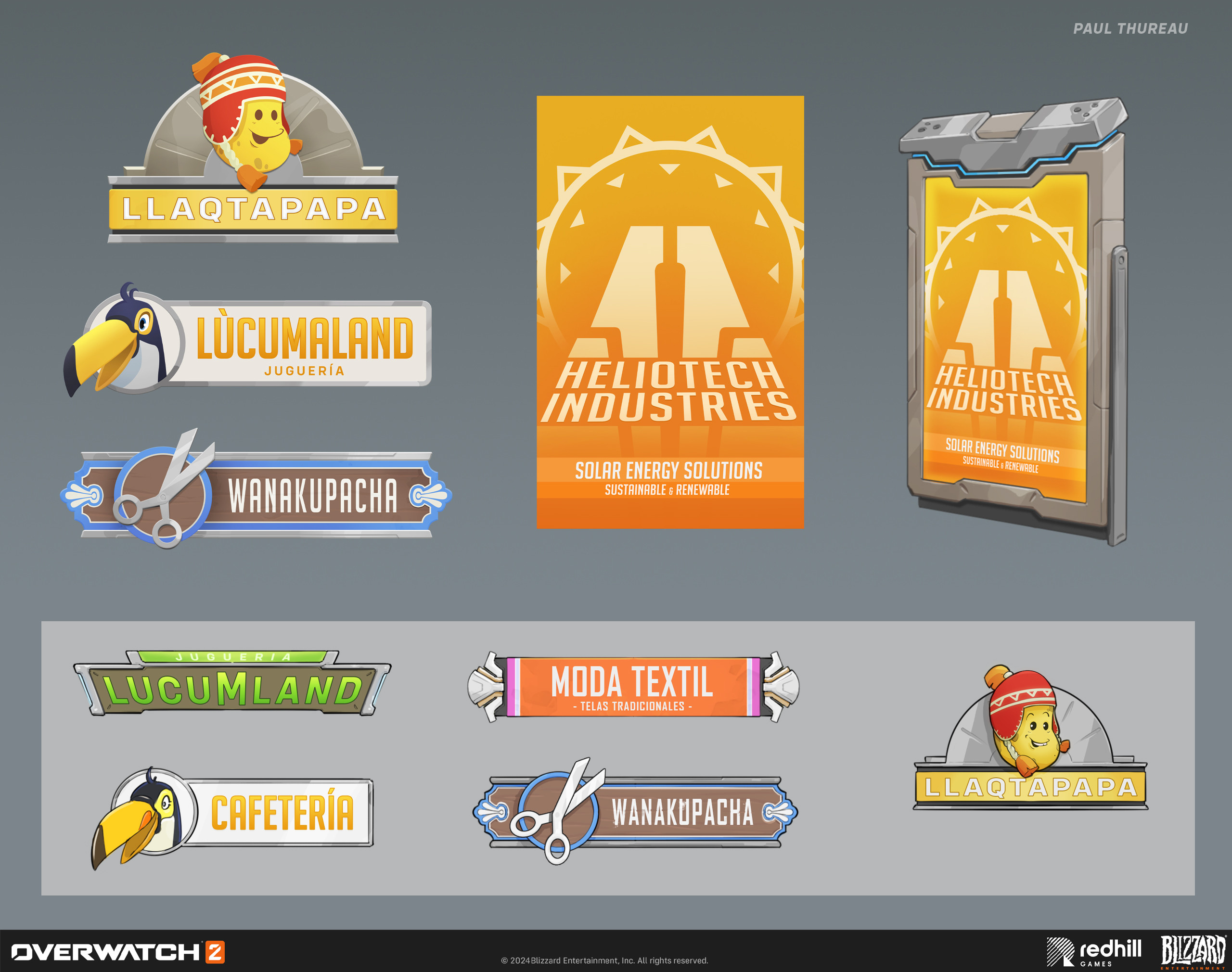 Street signage | concepts and in-game textures
