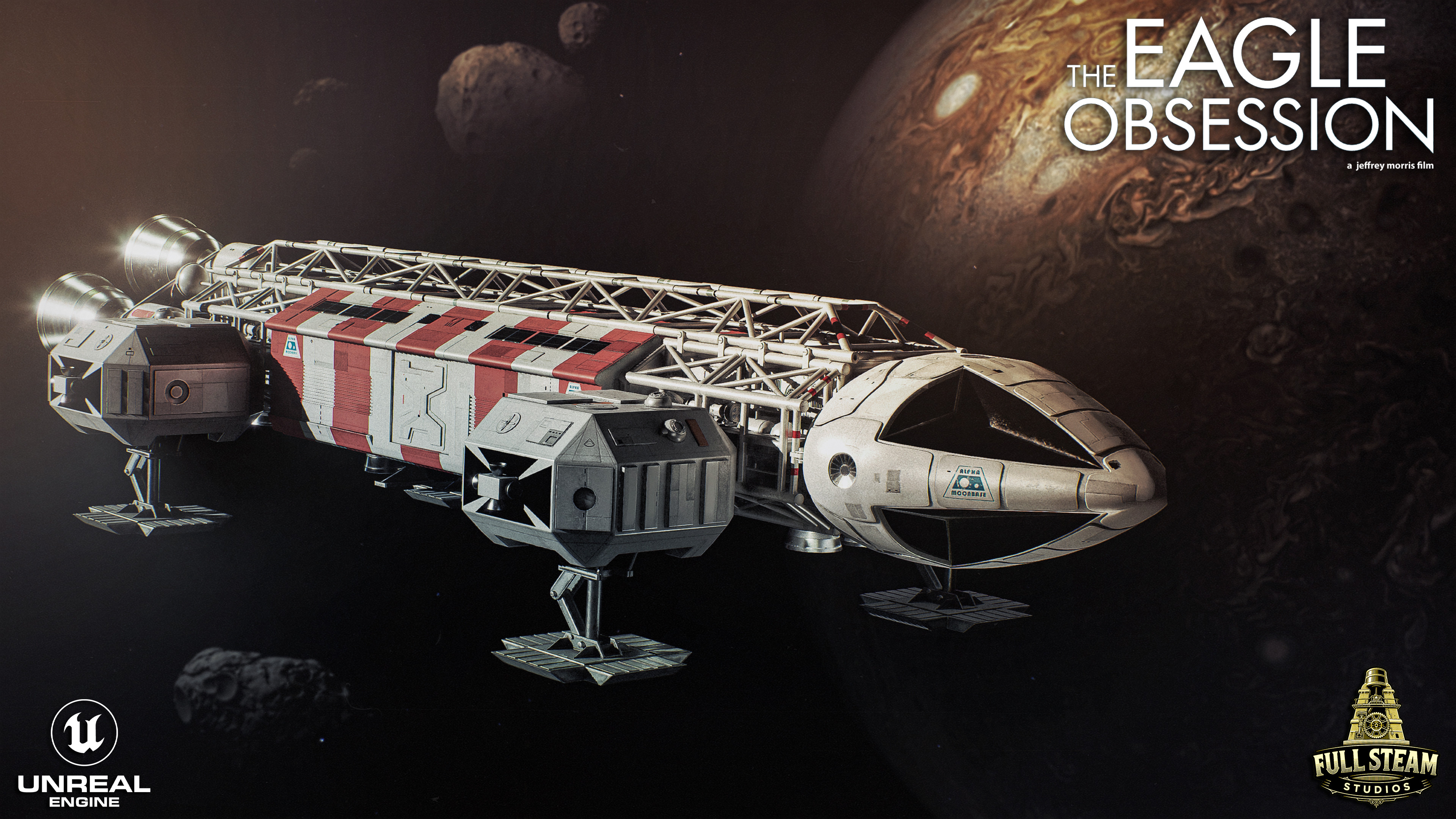 AndersonArt3D - Space 1999 Eagle Digital Reconstruction
