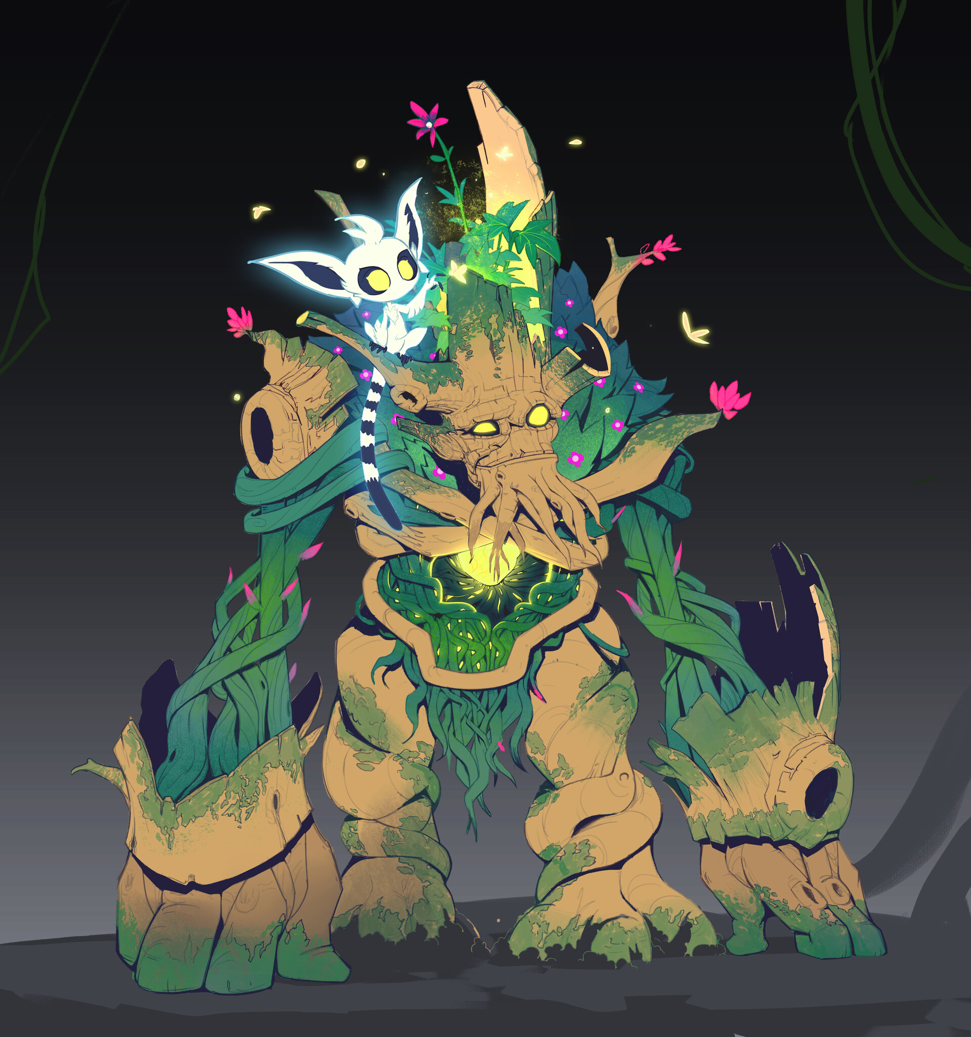 ArtStation - old tree spirit