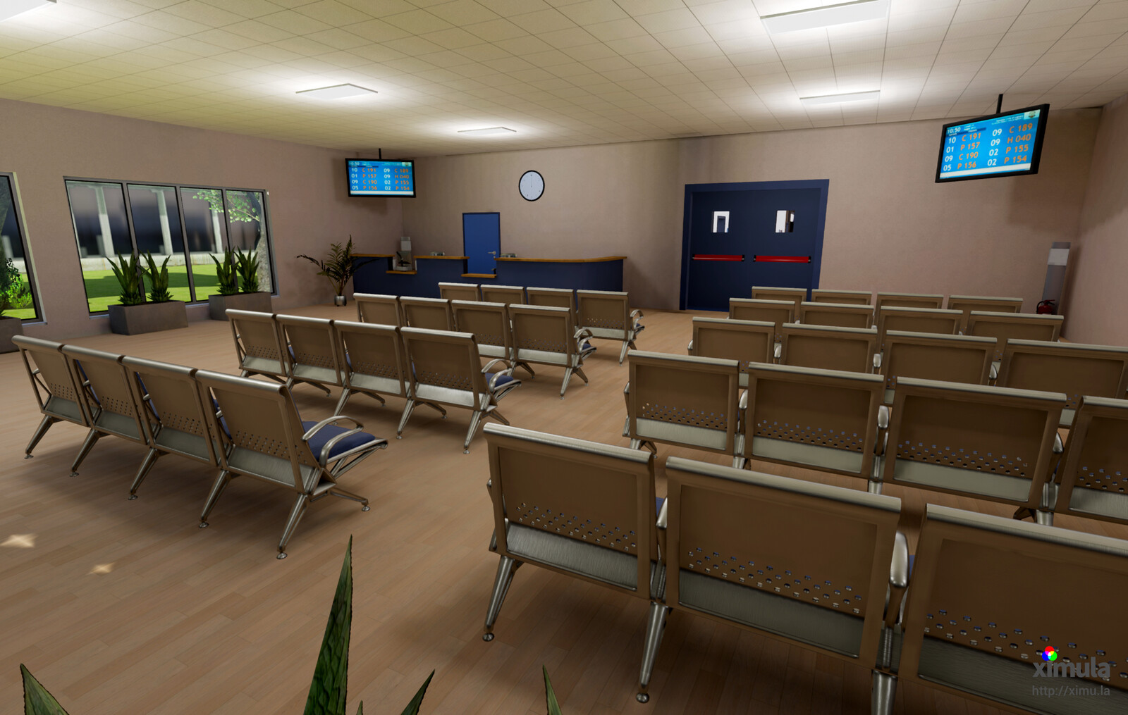 Waiting room, clean version.