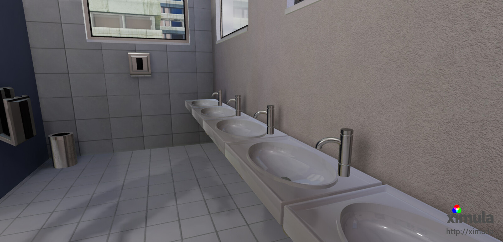 Bathroom, clean version.