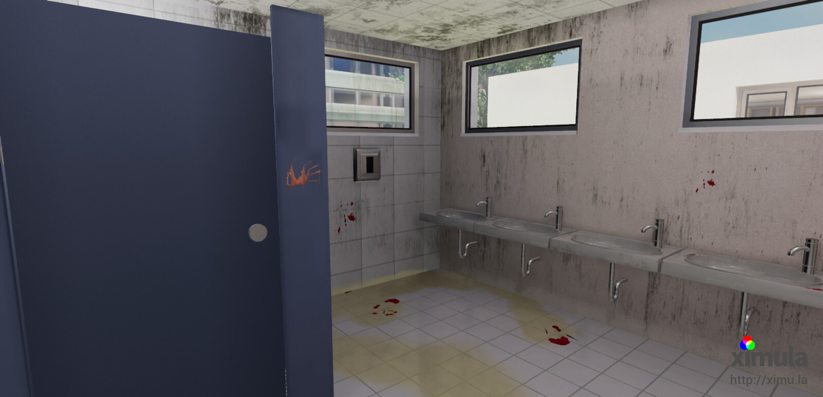 Bathroom, dirty version.