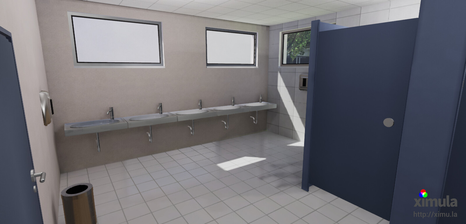 Bathroom, clean
 version.