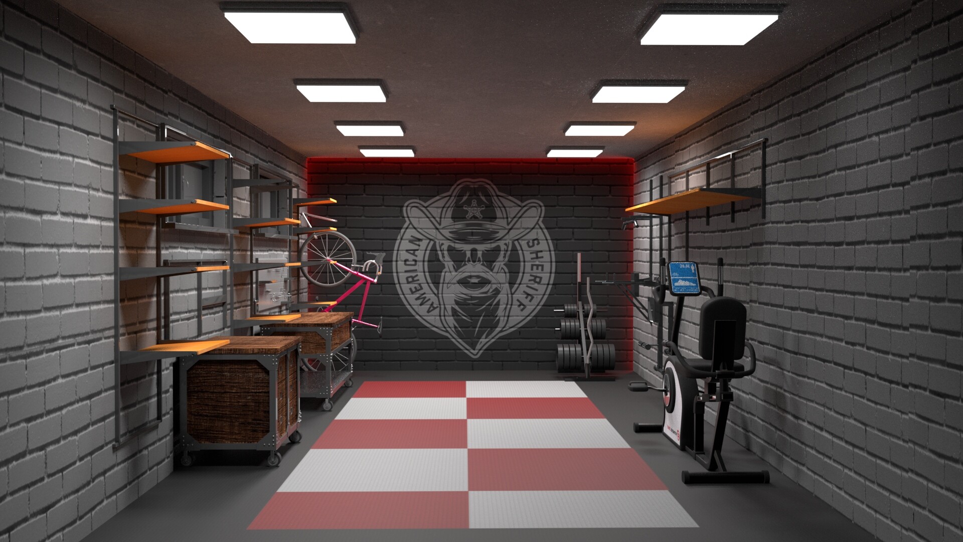 Grey Garage Gym Garage Gym Wall Color Ideas Gym Equipment Gym Paint Color  Ideas, image size:1920x1080