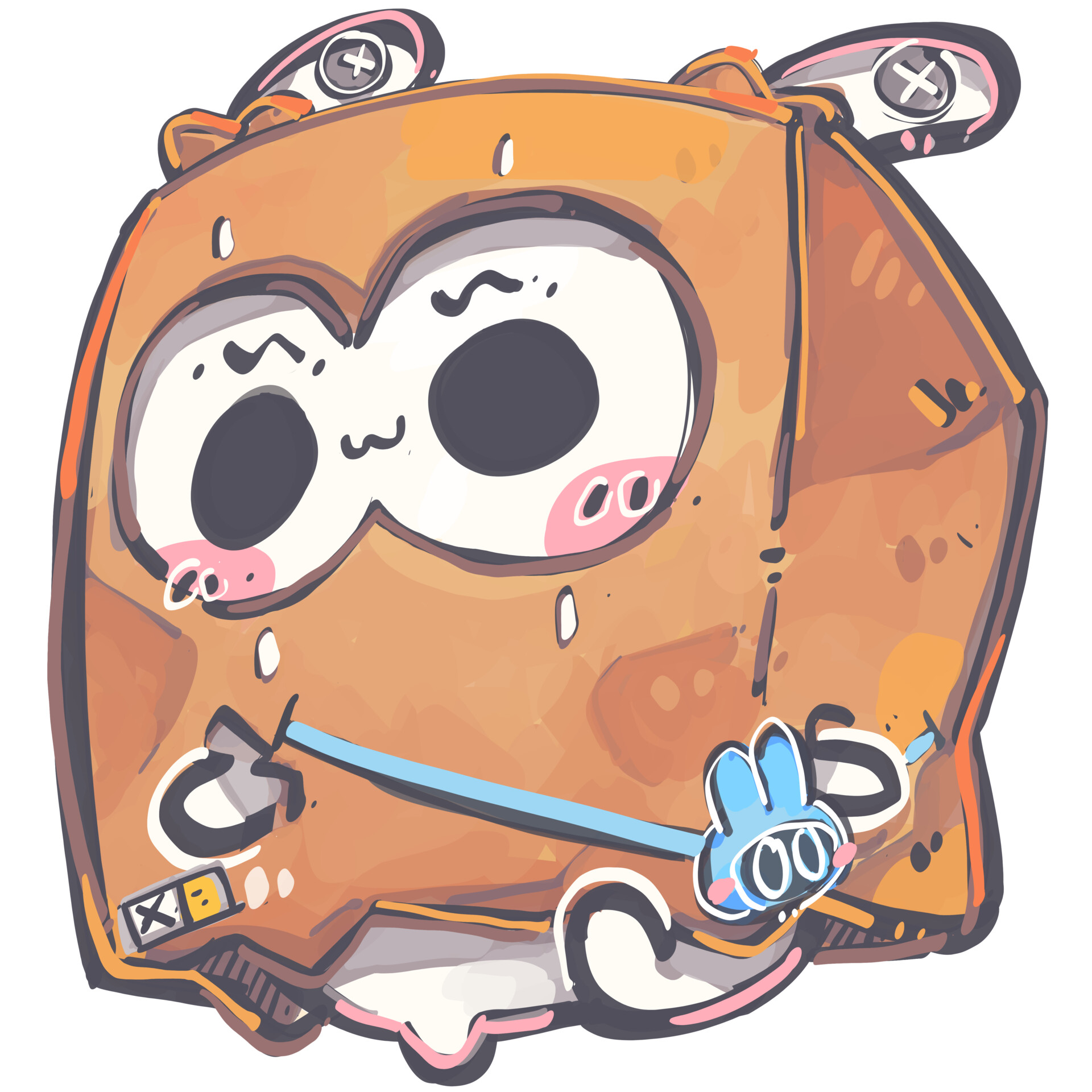 ArtStation - 2147 - ZZZ x Bangboo x Chiikawa / 绝区零x 邦布x 吉伊