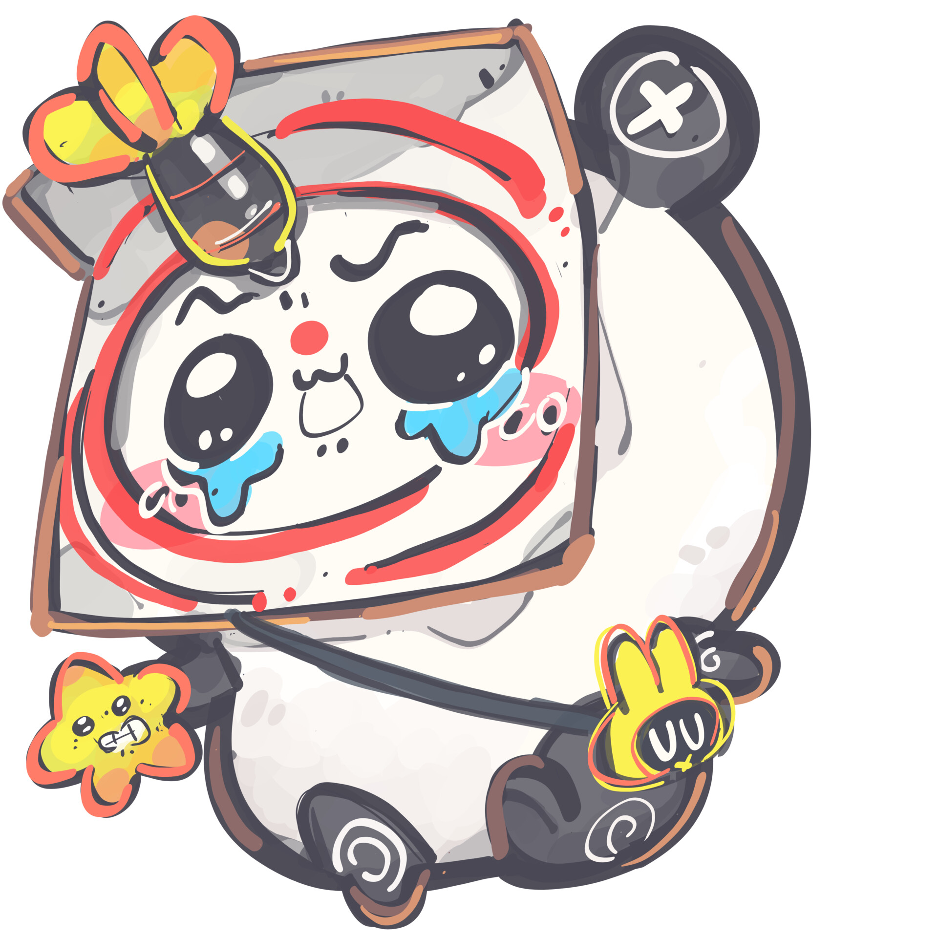 ArtStation - 2147 - ZZZ x Bangboo x Chiikawa / 绝区零x 邦布x 吉伊