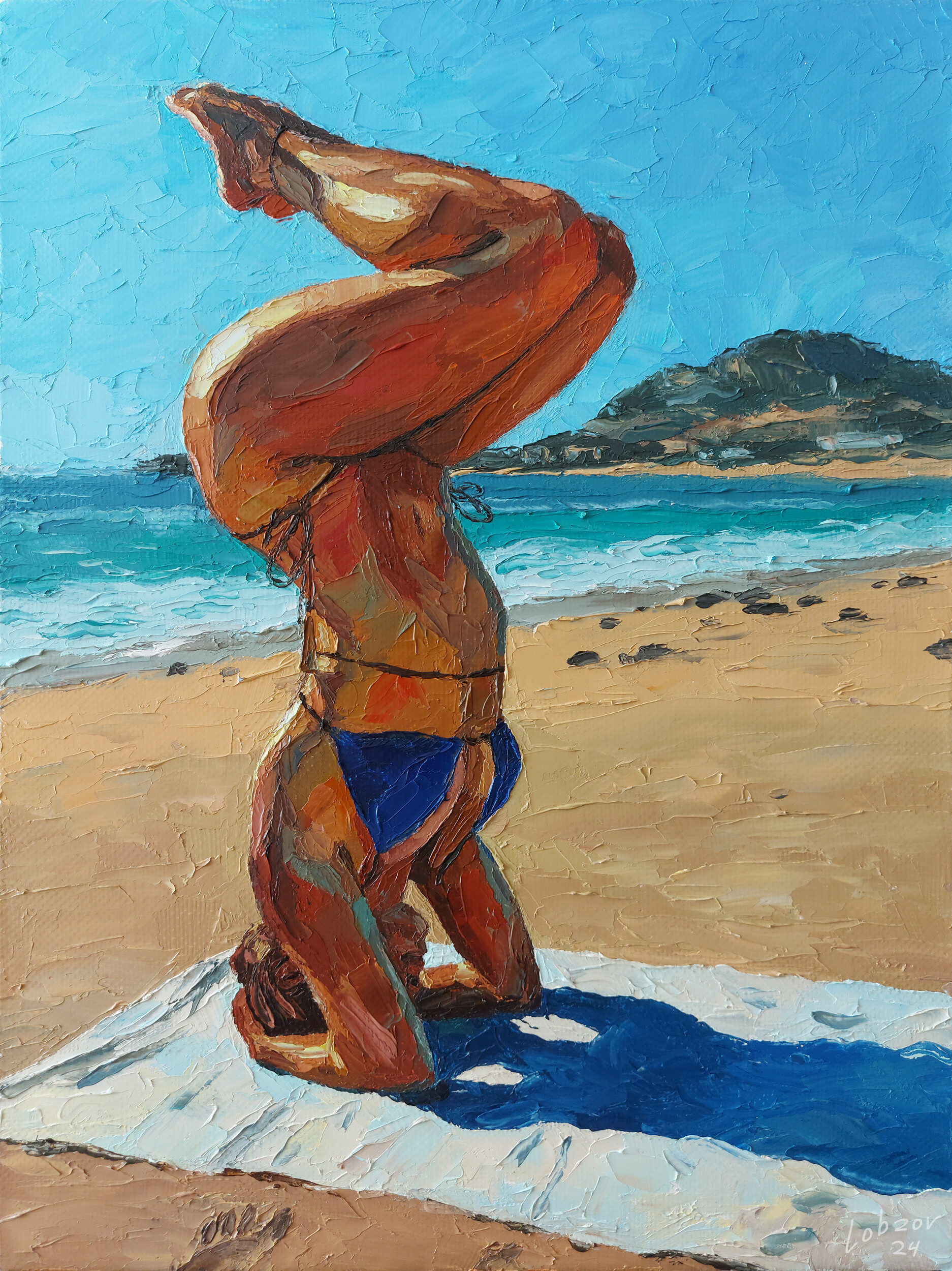 ArtStation - Girl on the beach