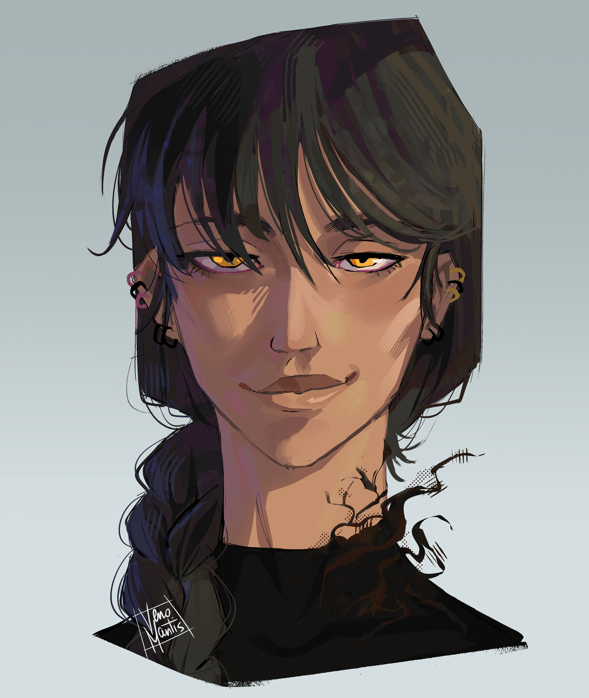 Artstation Black Portrait Commission