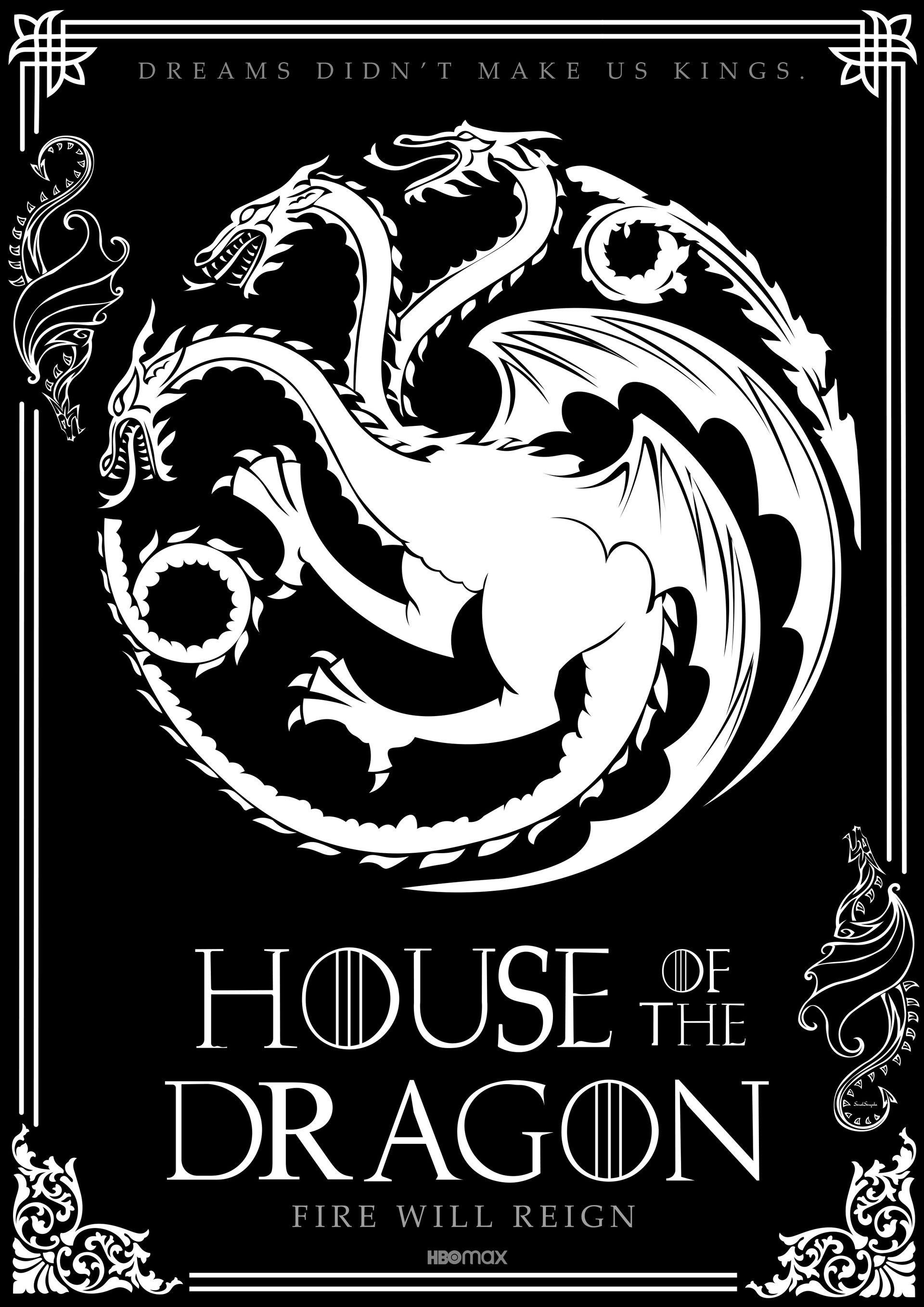 ArtStation House of the Dragon Fan Poster