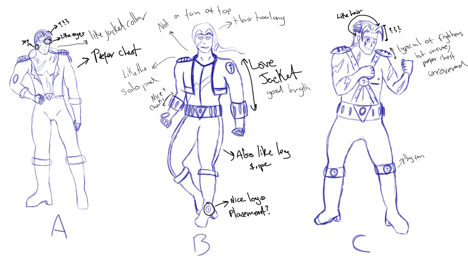 Ace Lightning alternative designs