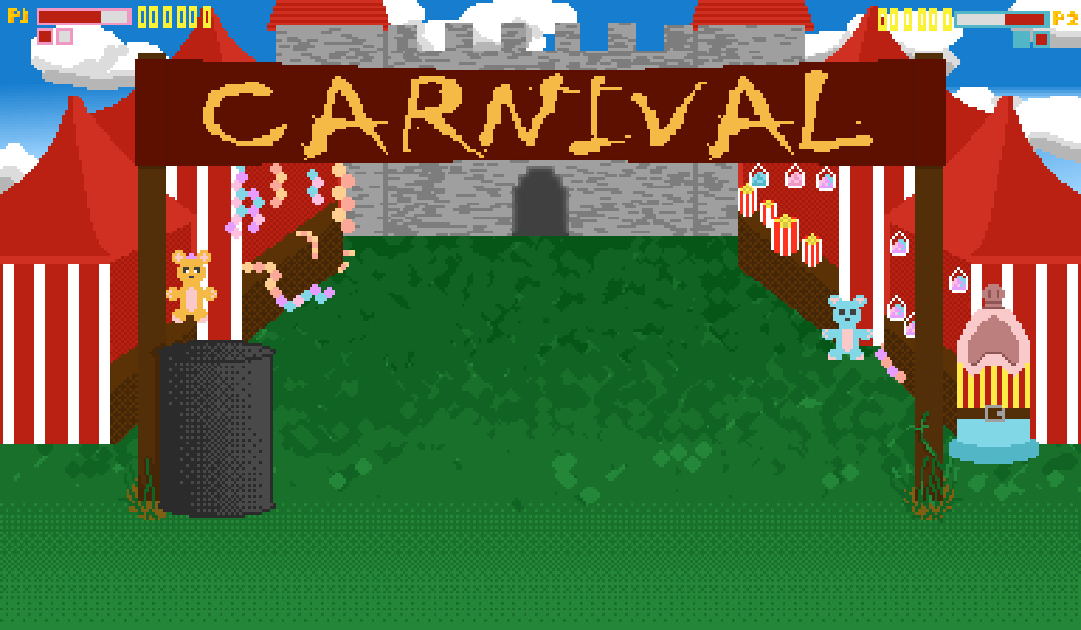Background of the level "Kent Bros Carnival of Doom"