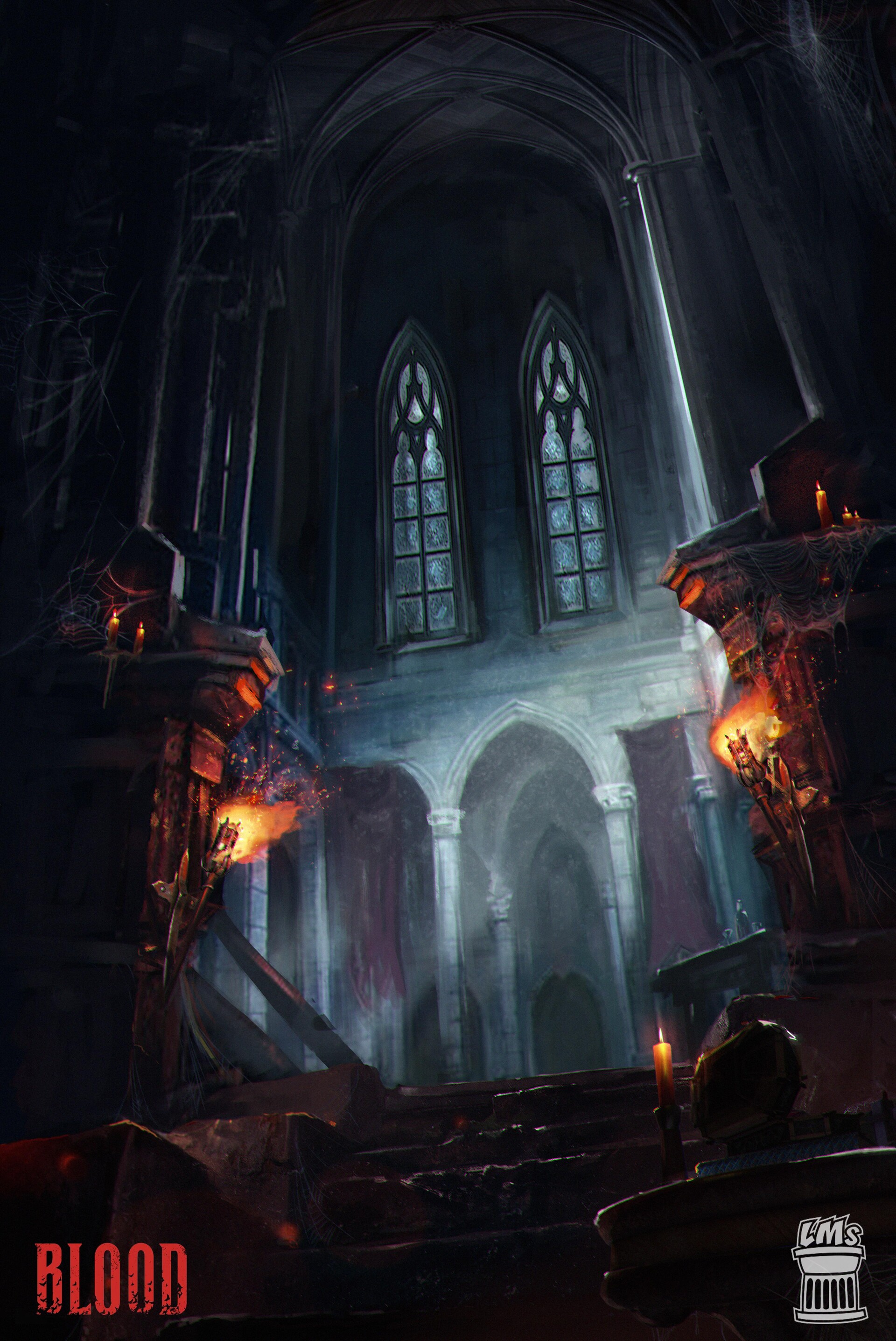 ArtStation - Castle interior. Blood
