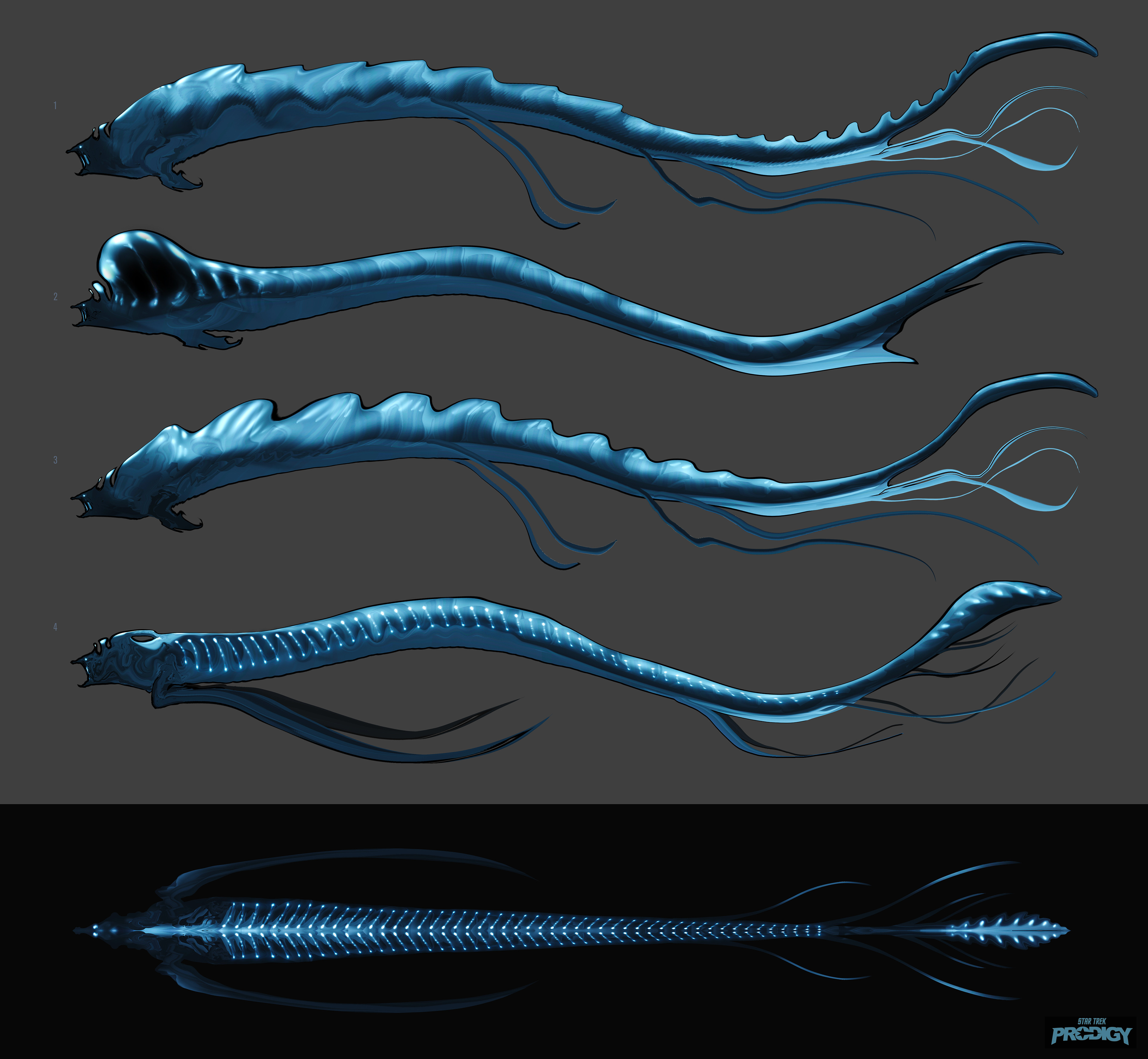 STAR TREK PRODIGY - Season 2: Eel concept board