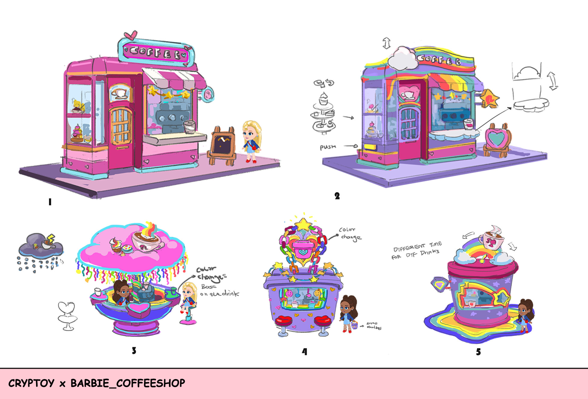 Cryptoy x Barbie_CoffeeShopDesign