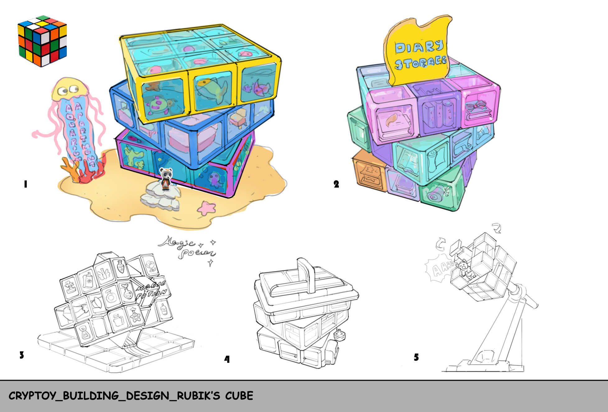 Cryptoy_BuildingDesign_Rubik'sCube
