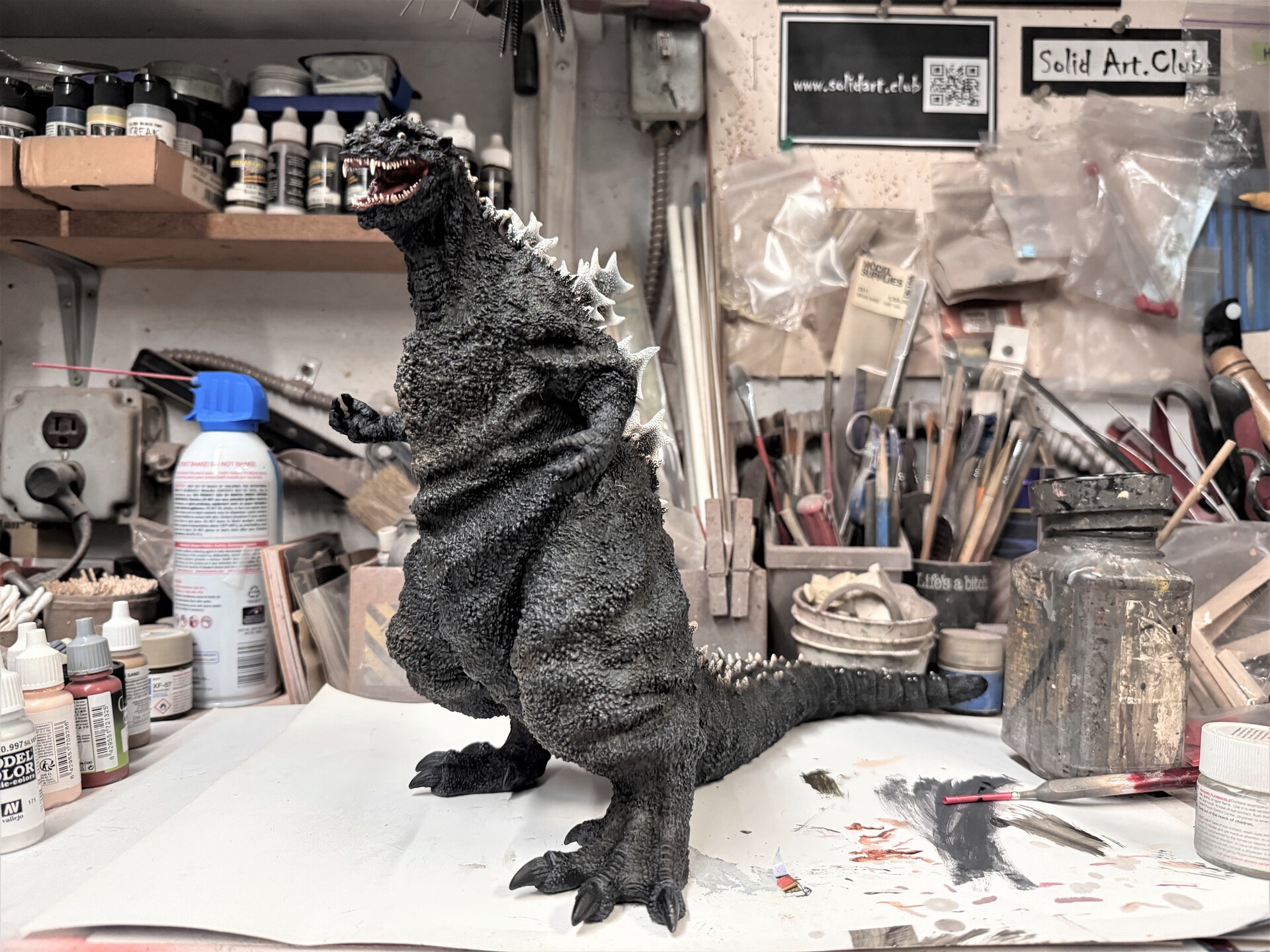 Robin Kwok - 1954 Godzilla Art Statue ゴジラ1954 完成品 原型: 田中健一