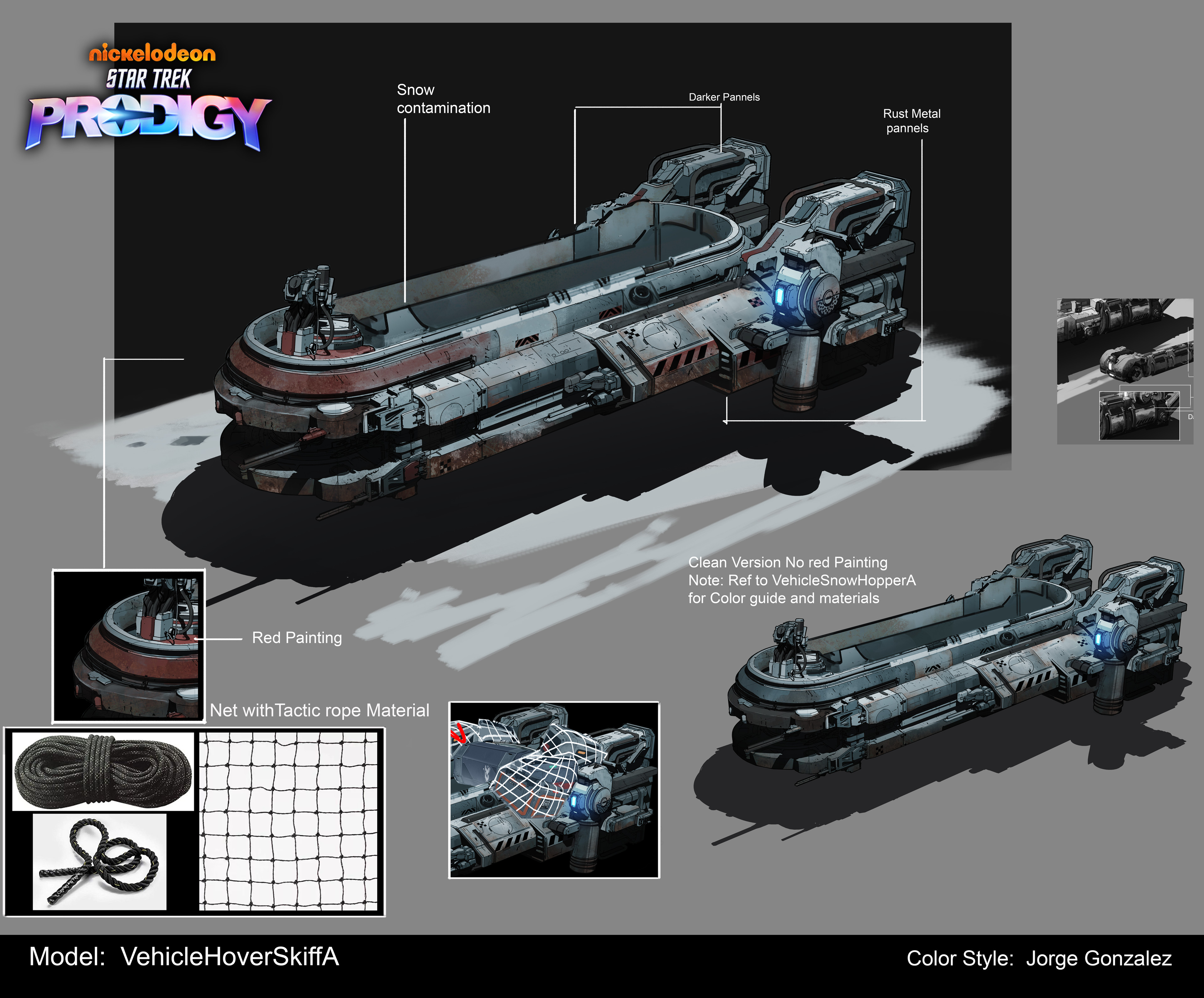 STAR TREK PRODIGY - Season 1  Hover Skiff Color Style