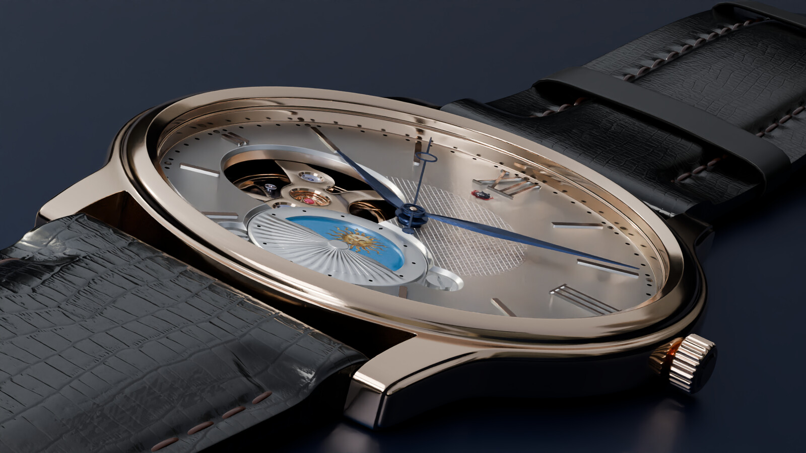 Watch Model, Rendered View