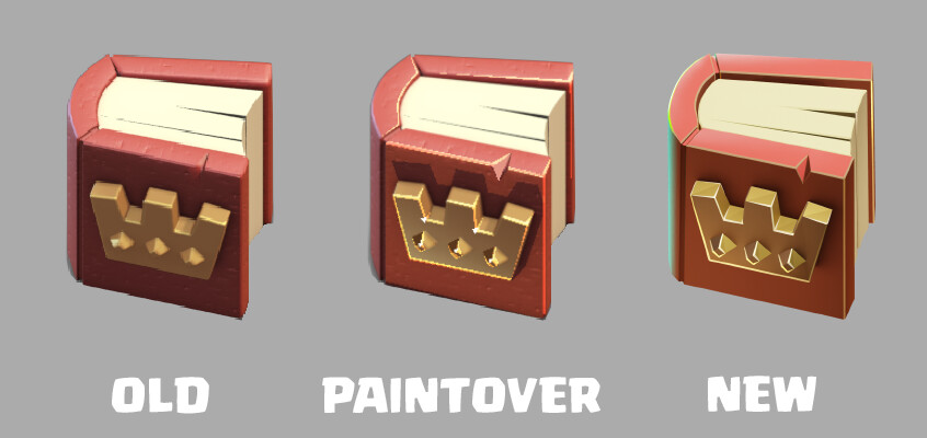 Improvement Steps. Quick paintover to see where to make improvements and new final model render.