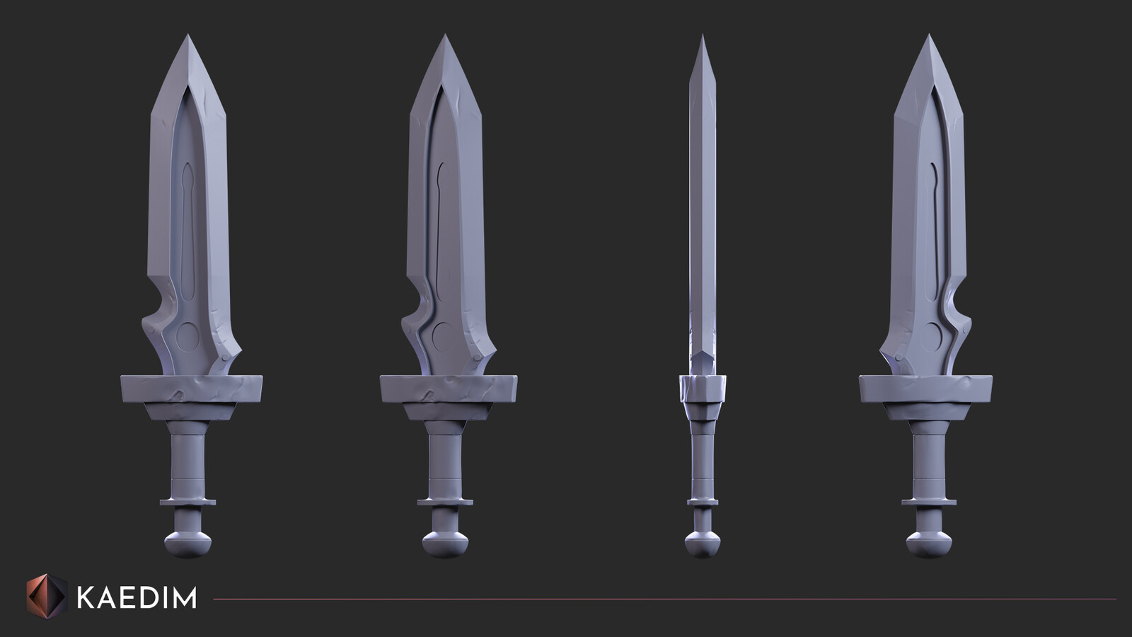 Clay high poly render